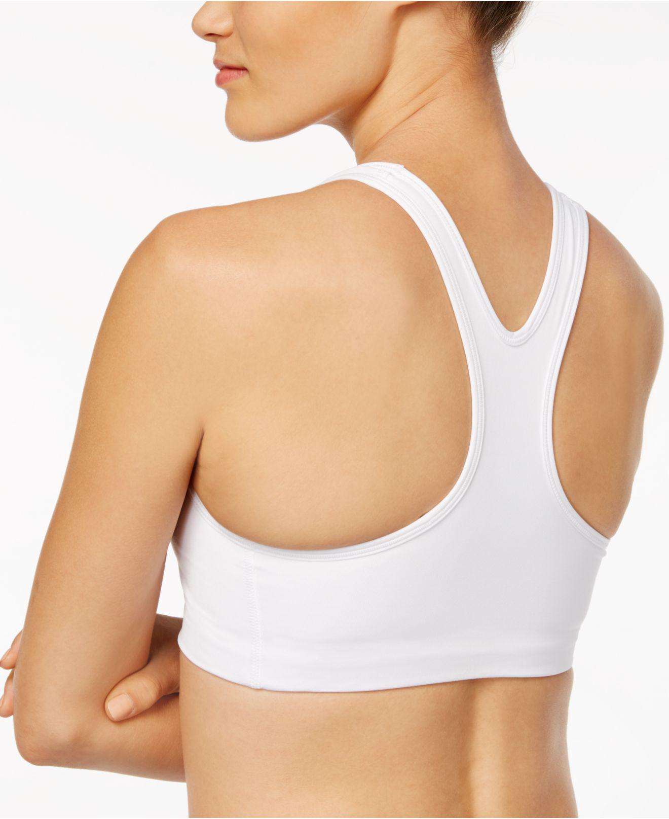 Nike Pro Classic Compression Mediumsupport Sports Bra in White Lyst