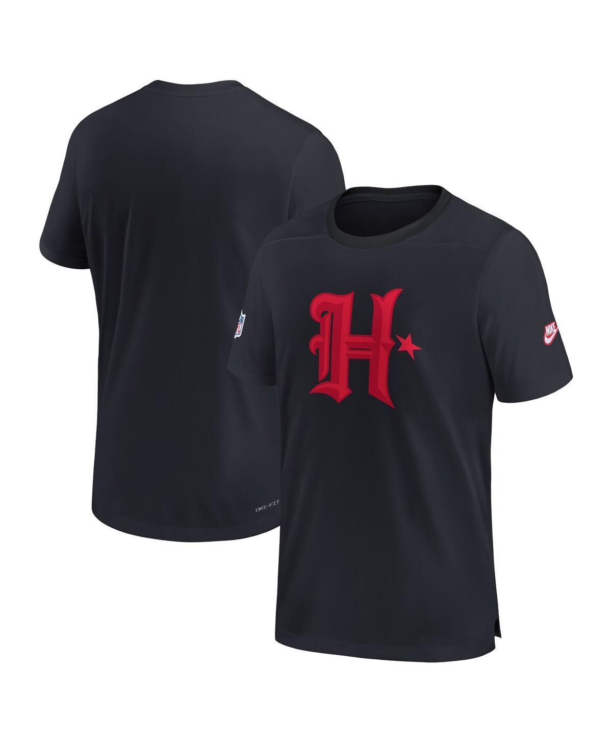 Nike Houston Texans Sideline Alternate Logo Coach Performance T shirt in Blue for Men Lyst