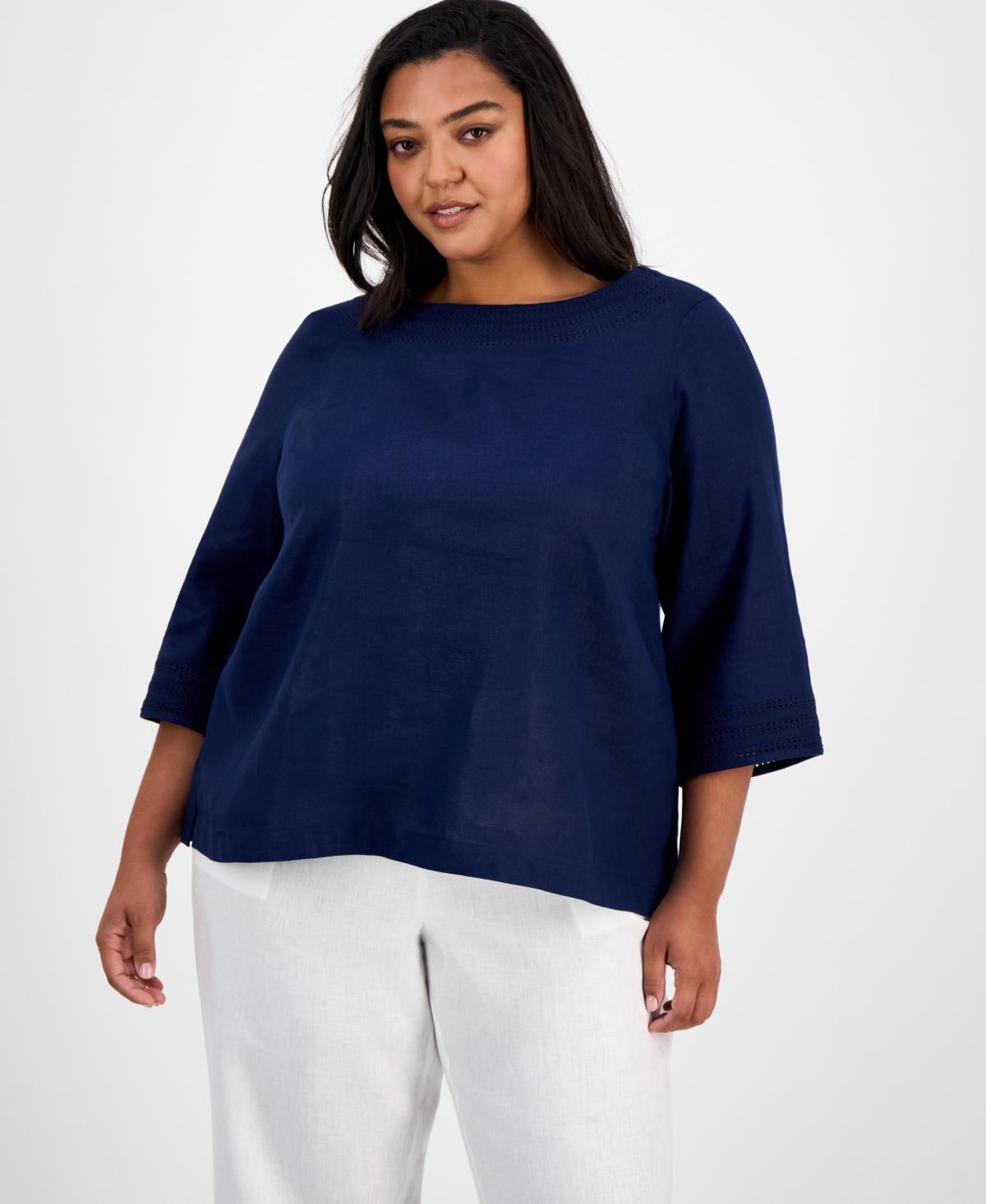 women's plus size charter club tops