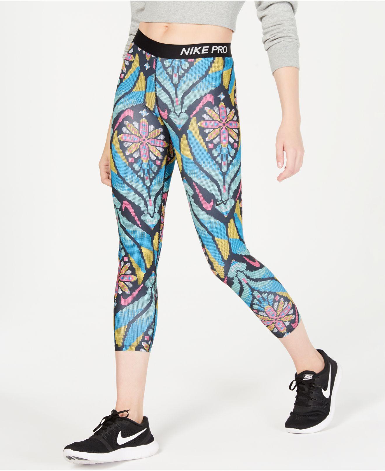 nike pro cropped leggings