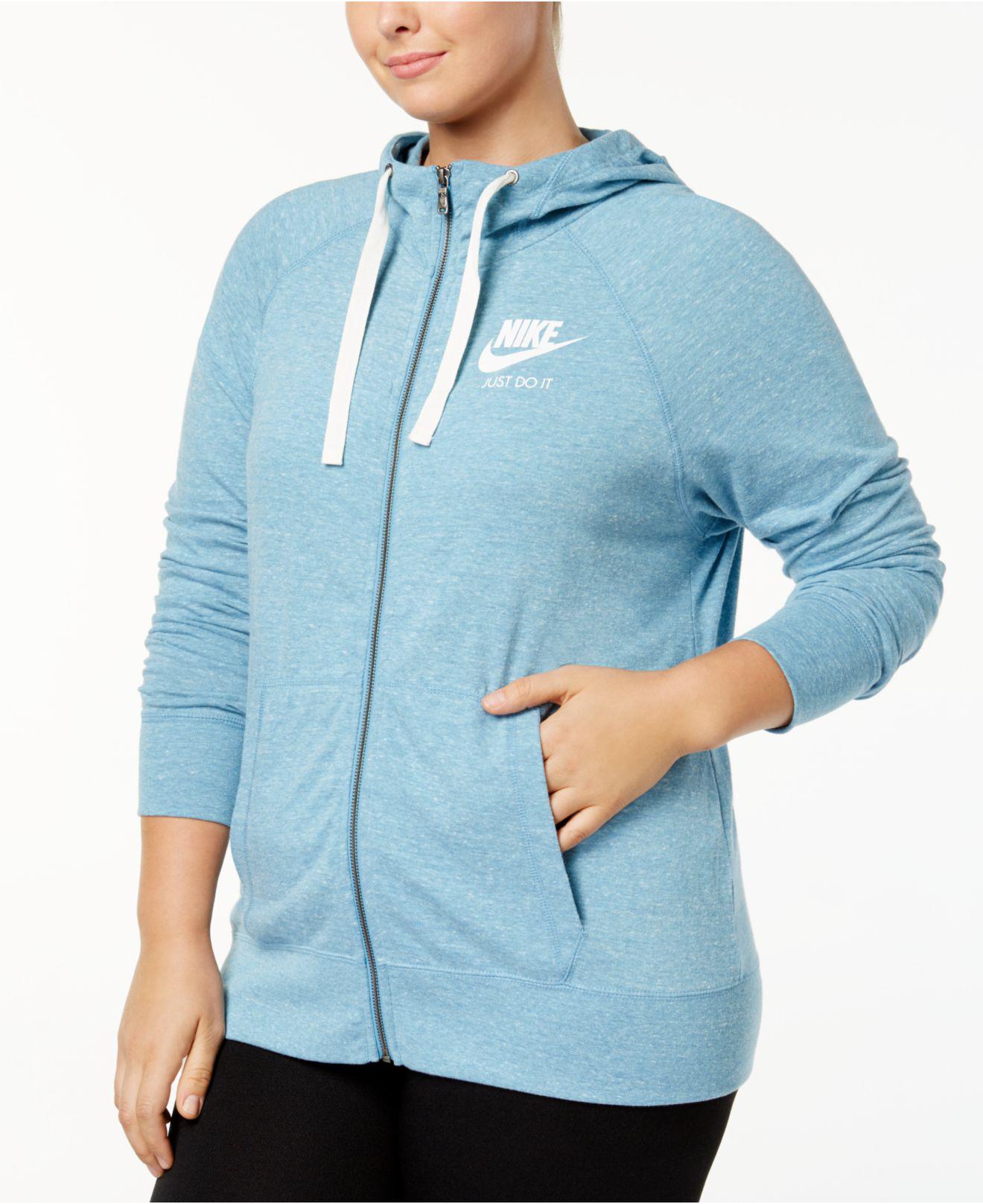 nike plus size sportswear gym vintage hoodie