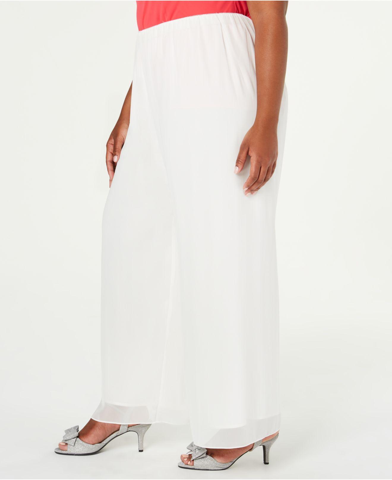 alex evenings plus size pants