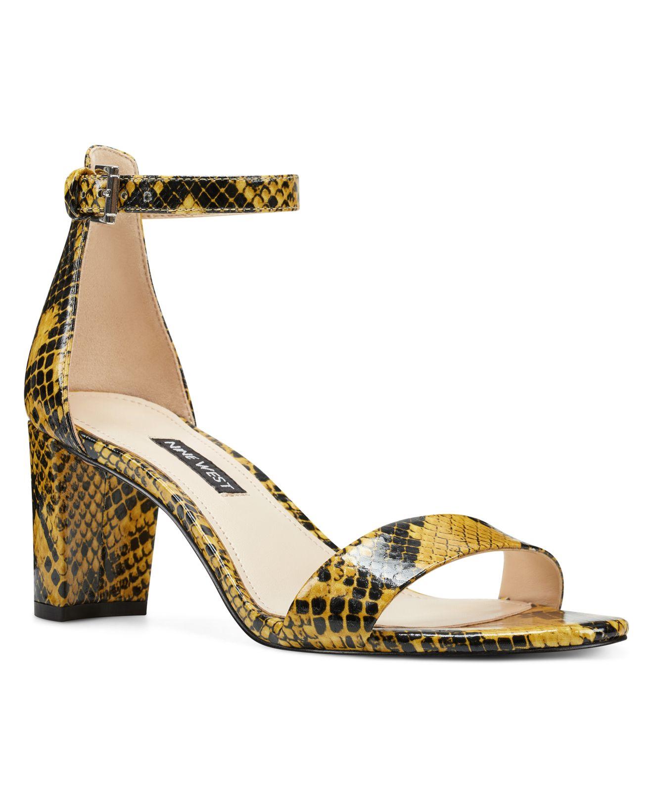 block heel sandals nine west
