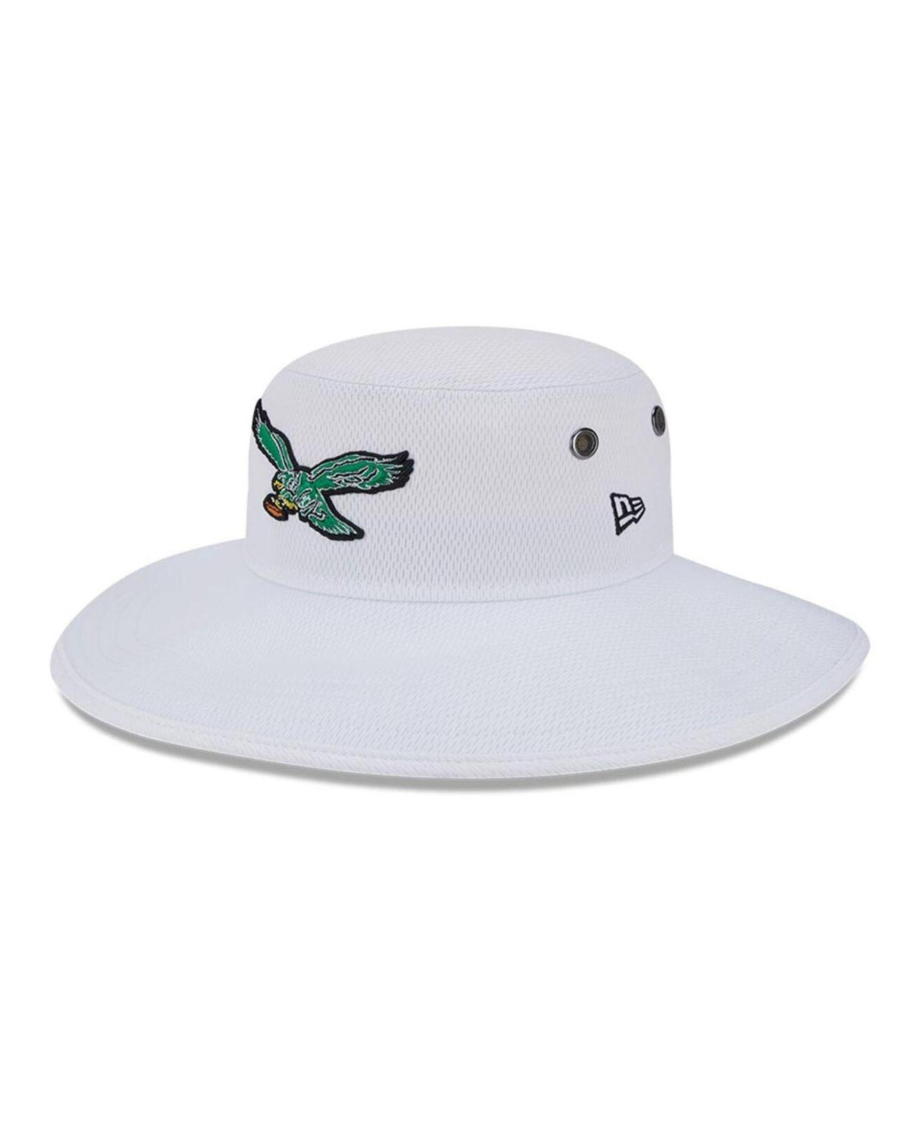 New Era Men's Washington Commanders Training Camp White Panama Bucket Hat