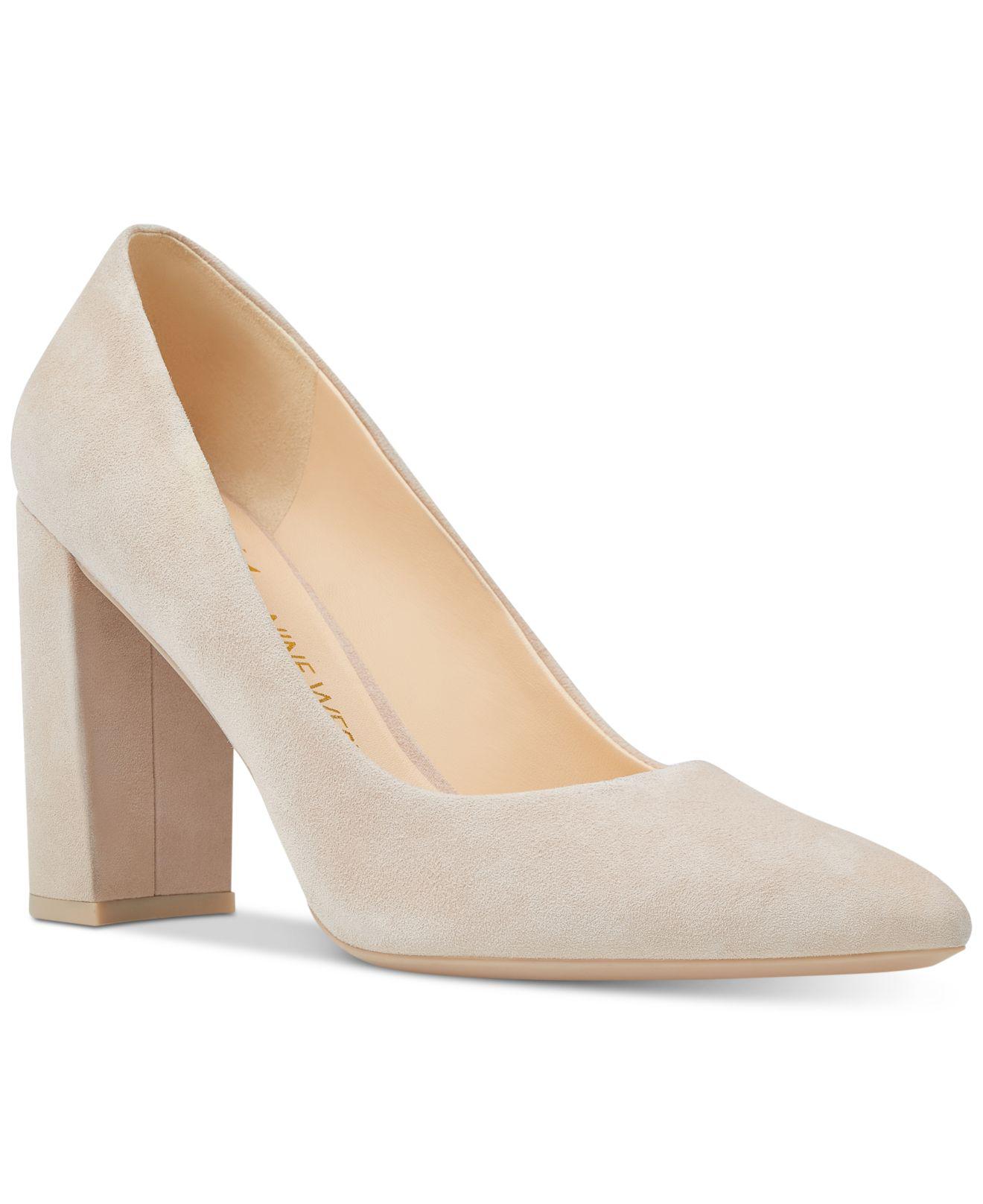 nine west astoria pump natural