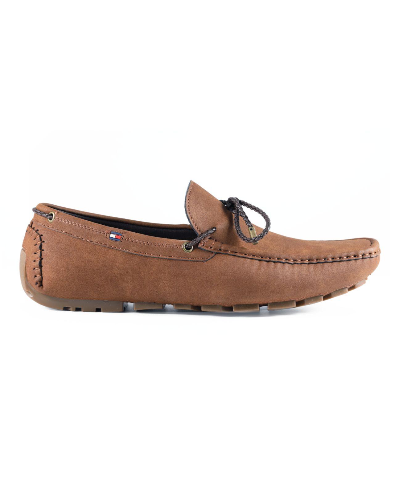 Tommy Hilfiger Avan Moc Toe Driving Loafers in Brown for Men | Lyst