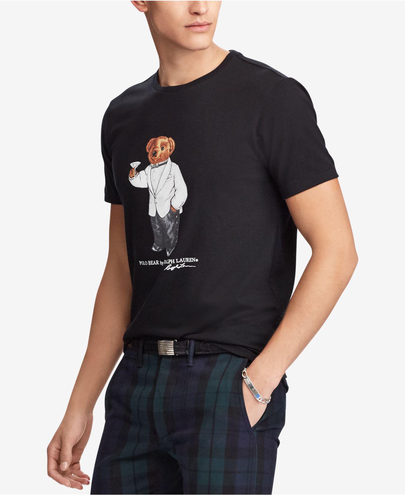 desk Viscous Indulge Polo Ralph Lauren Men's Polo Bear T-shirt in Black for Men | Lyst
