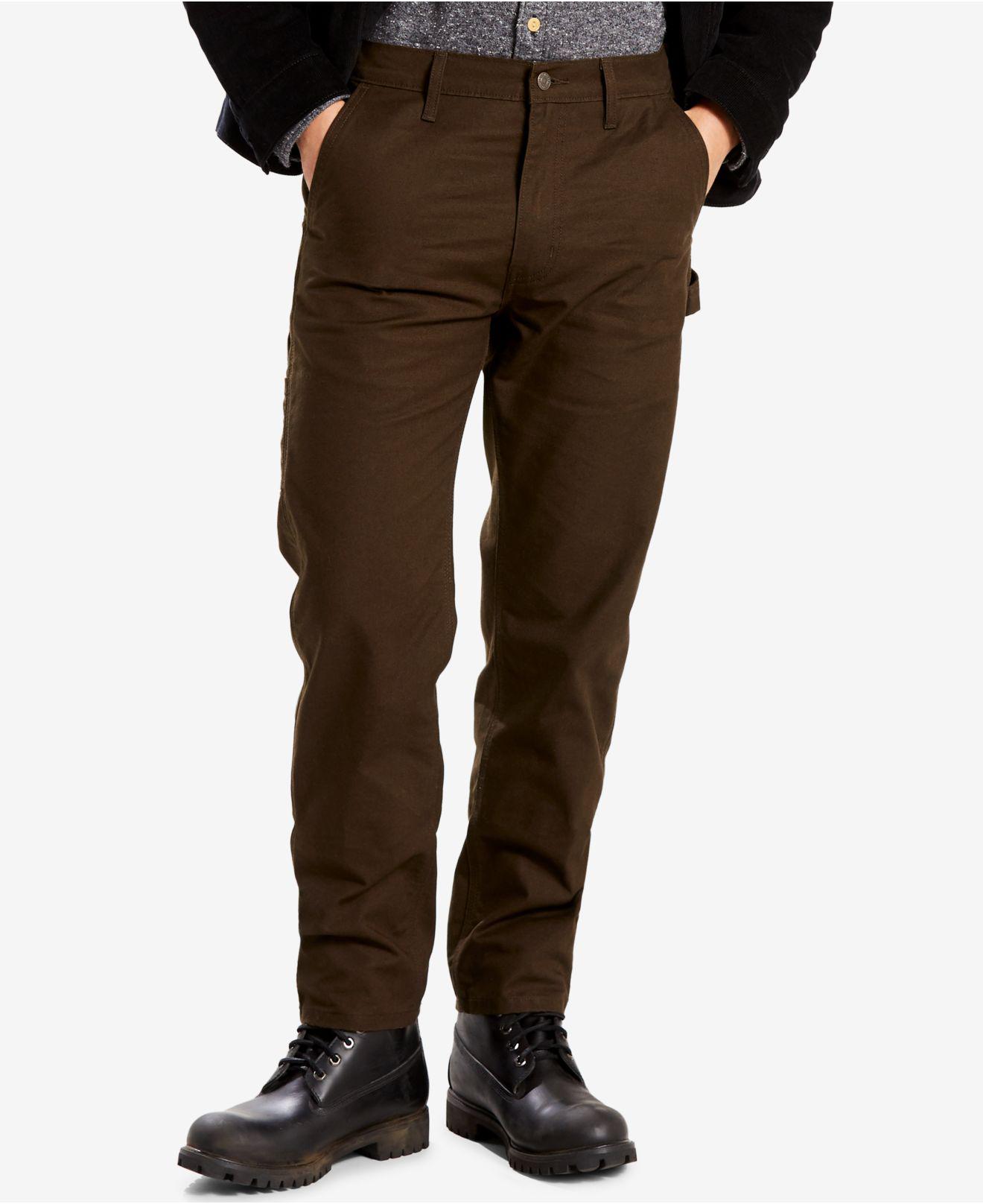 Levi's Men's Slim-fit Carpenter Pants in Brown for Men | Lyst