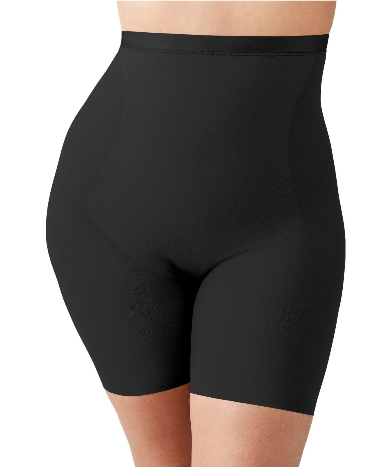 Wacoal Shape Revelation Hourglass Shapewear Hi Waist Thigh Shaper 808387 in Black Lyst