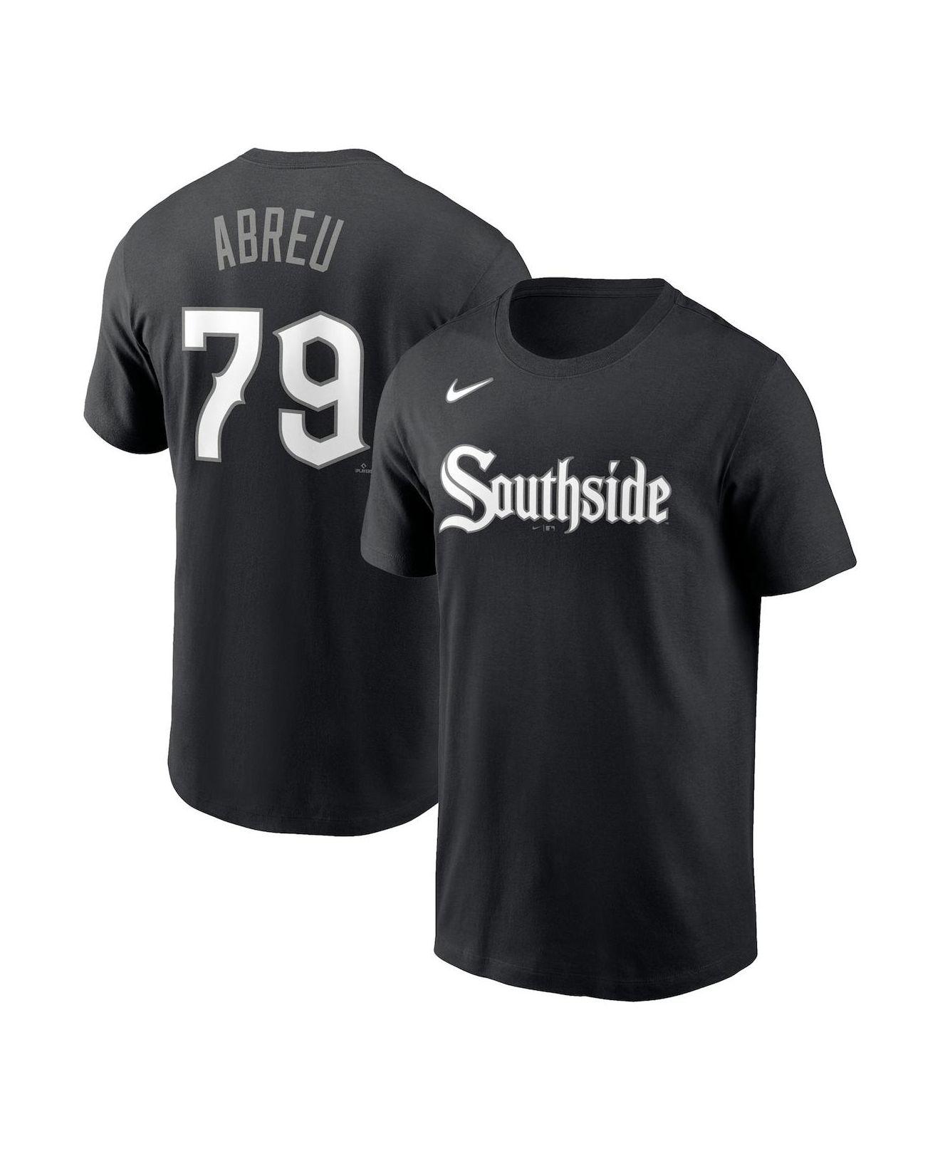 Nike Jose Abreu Black Chicago White Sox City Connect Name And Number T-shirt  for Men