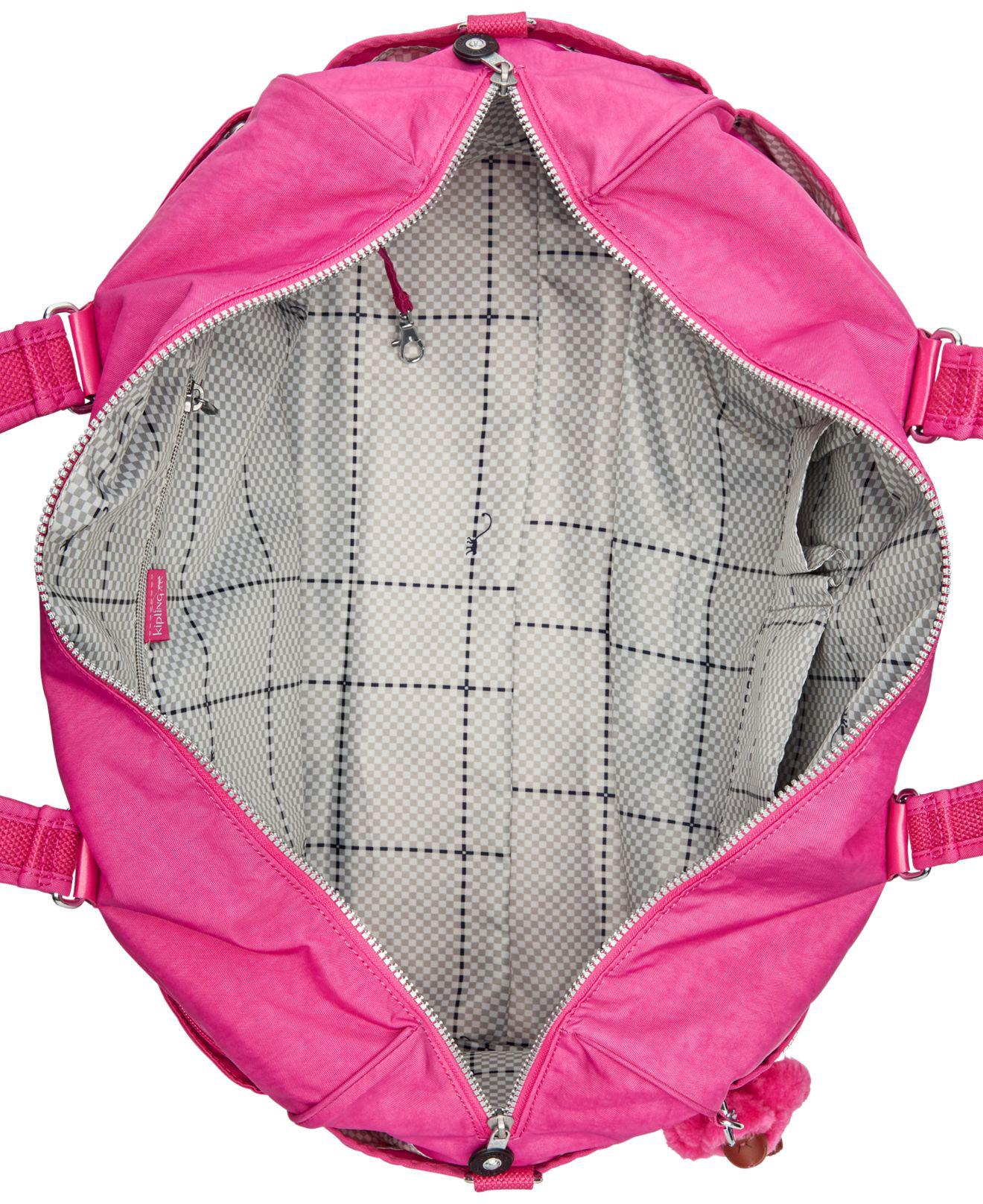 Kipling Synthetic Itska Extralarge Duffle Bag in Pink Lyst