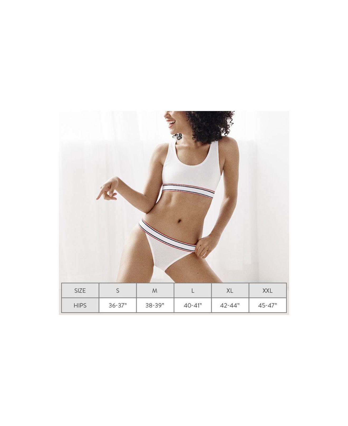 Jockey Cotton Retro Stripe Hicut Panty 2254, First At Macy's, Also