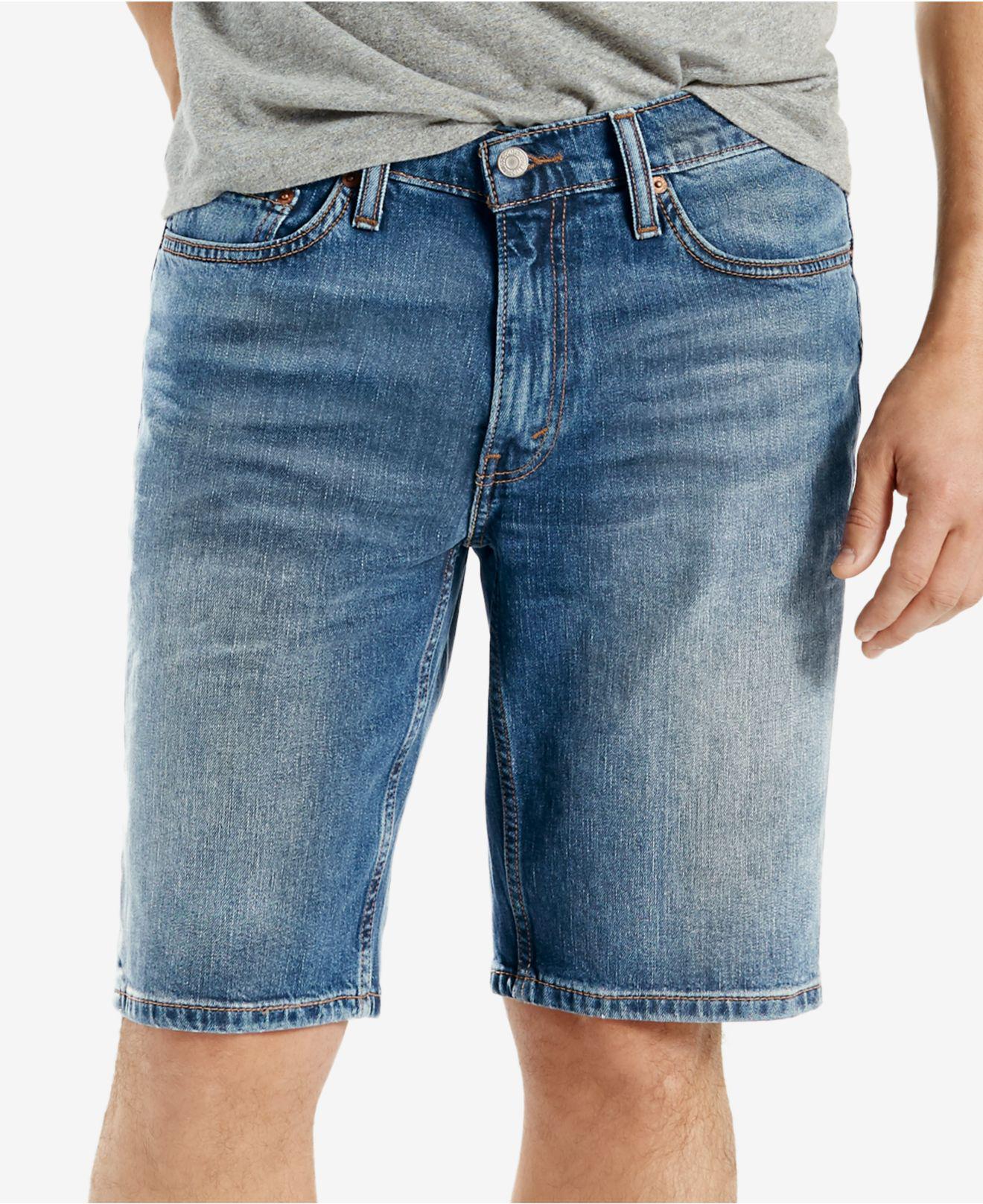 athletic jean shorts
