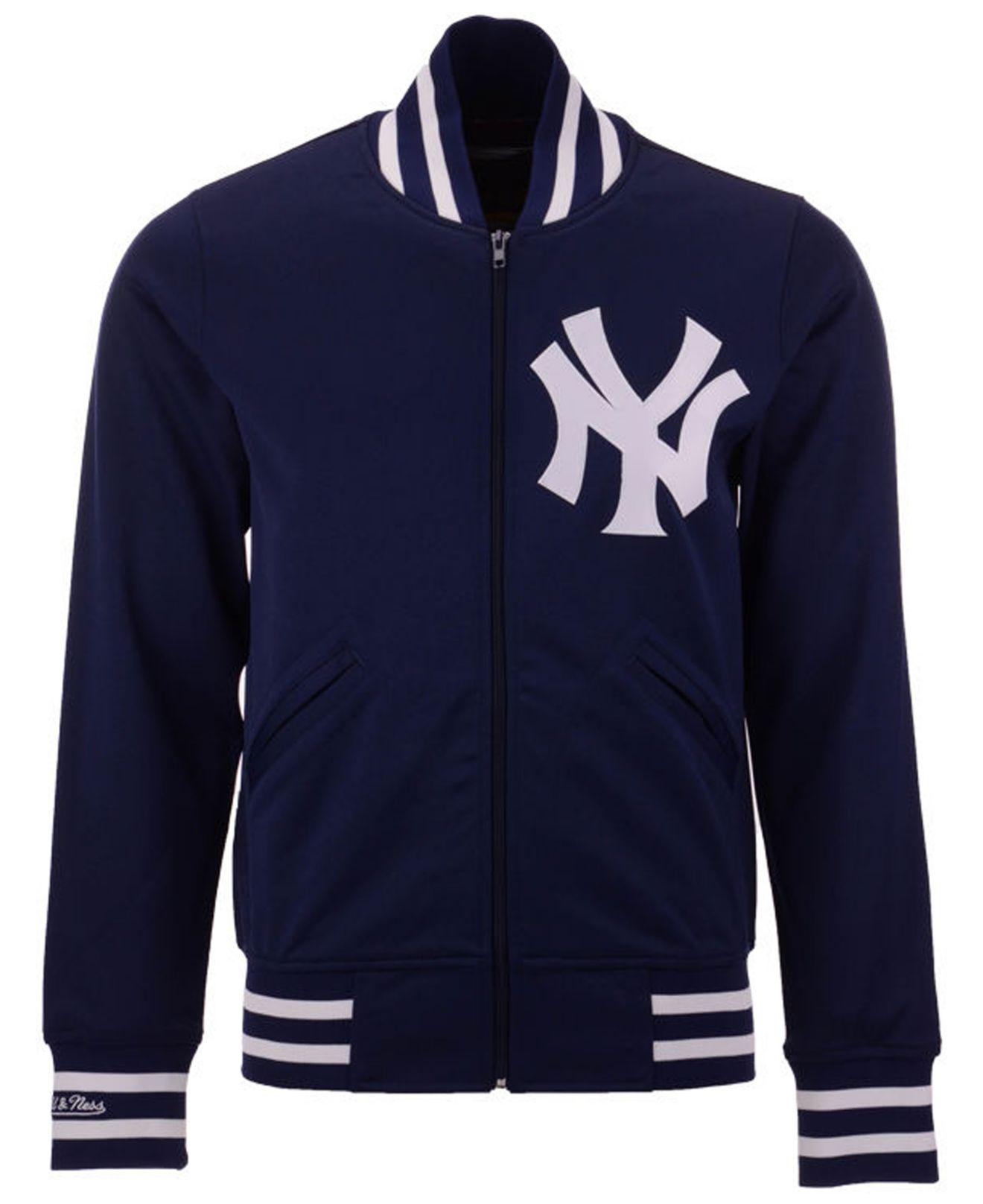 Mitchell & Ness New York Yankees Authentic Full-zip Bp Jacket in Blue for  Men | Lyst