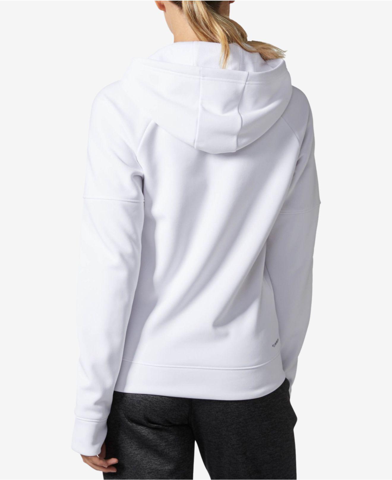 Logo lana cappuccio metallico lyst adidas Logo lana cappuccio metallico lyst adidas