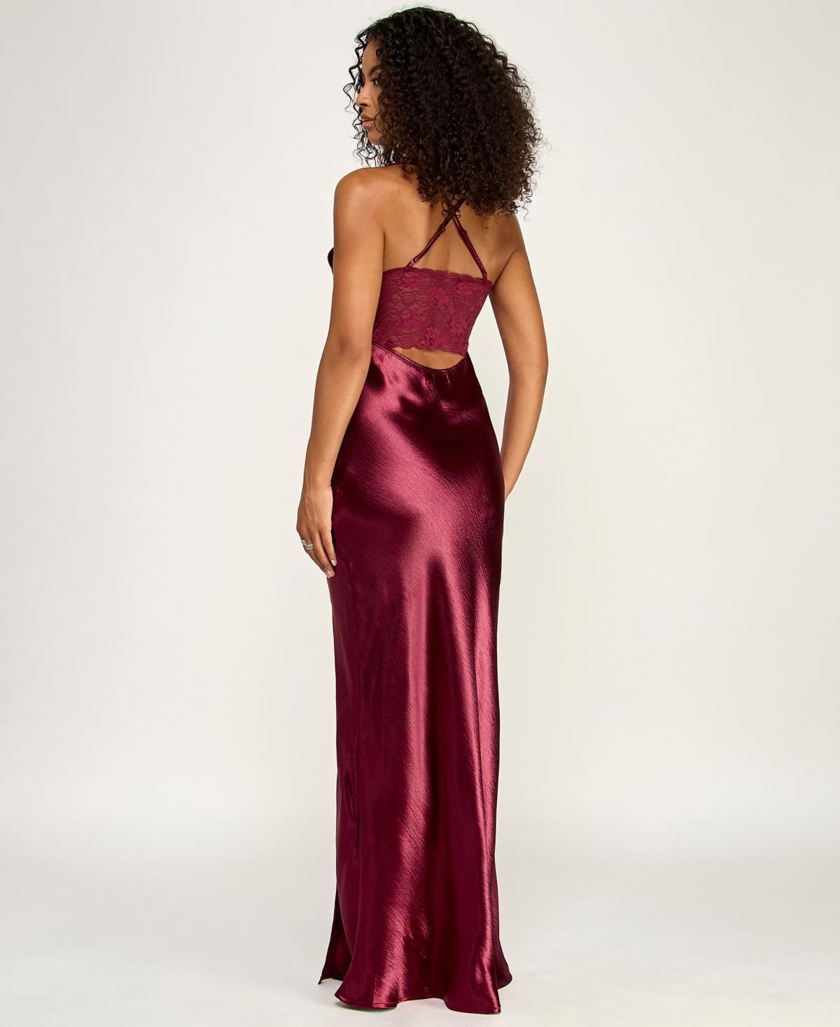 emerald sundae burgundy dress Emerald Sundae Mini dress