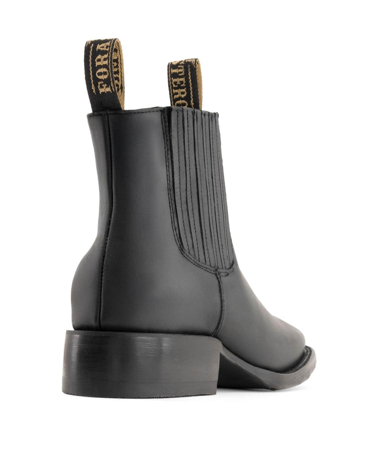 NEW FORASTERO men\'s leather chelsea boots with elastic shaft in black Mens Black Chelsea Boots | Goodyear Welted | Sparrods & Co main image 3
