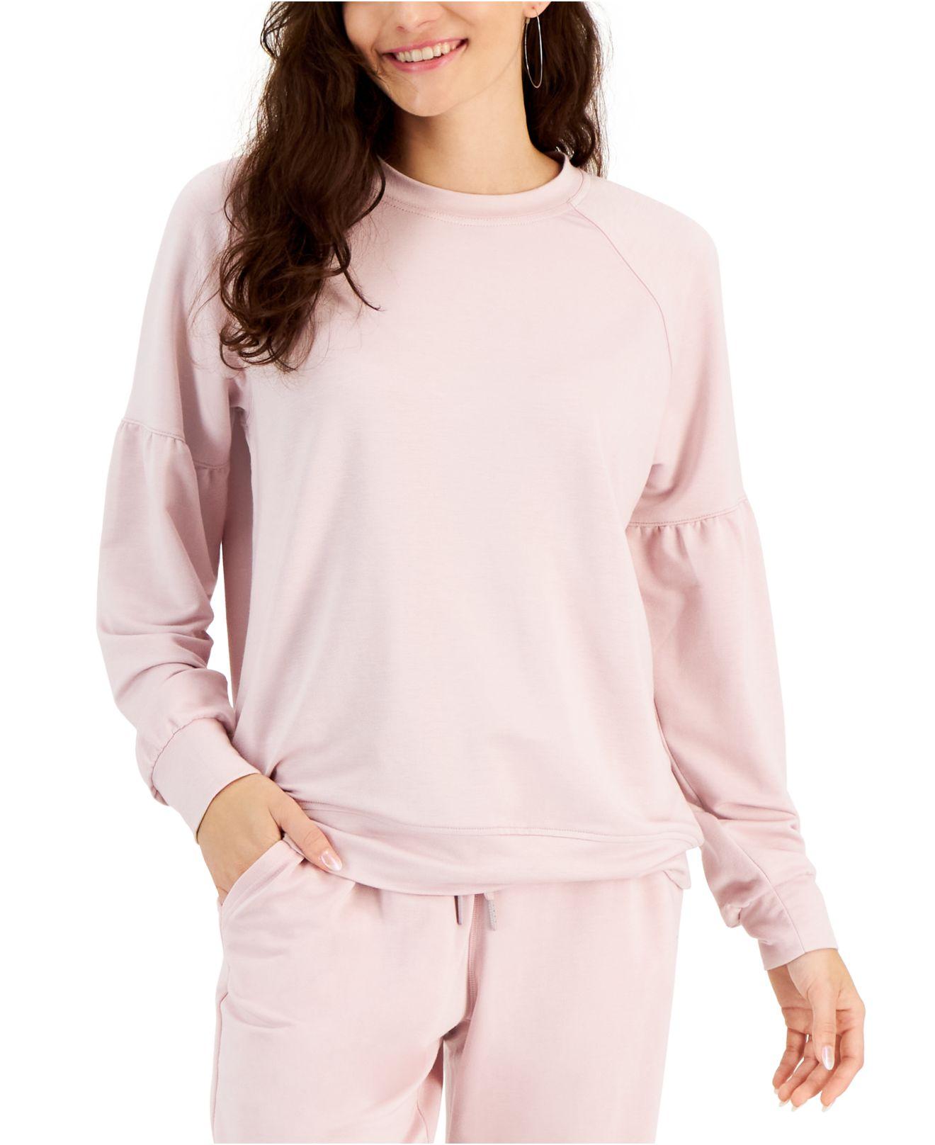 Skechers Skechluxe? Restful Crewneck & Drawstring Jogger Pants in Pink