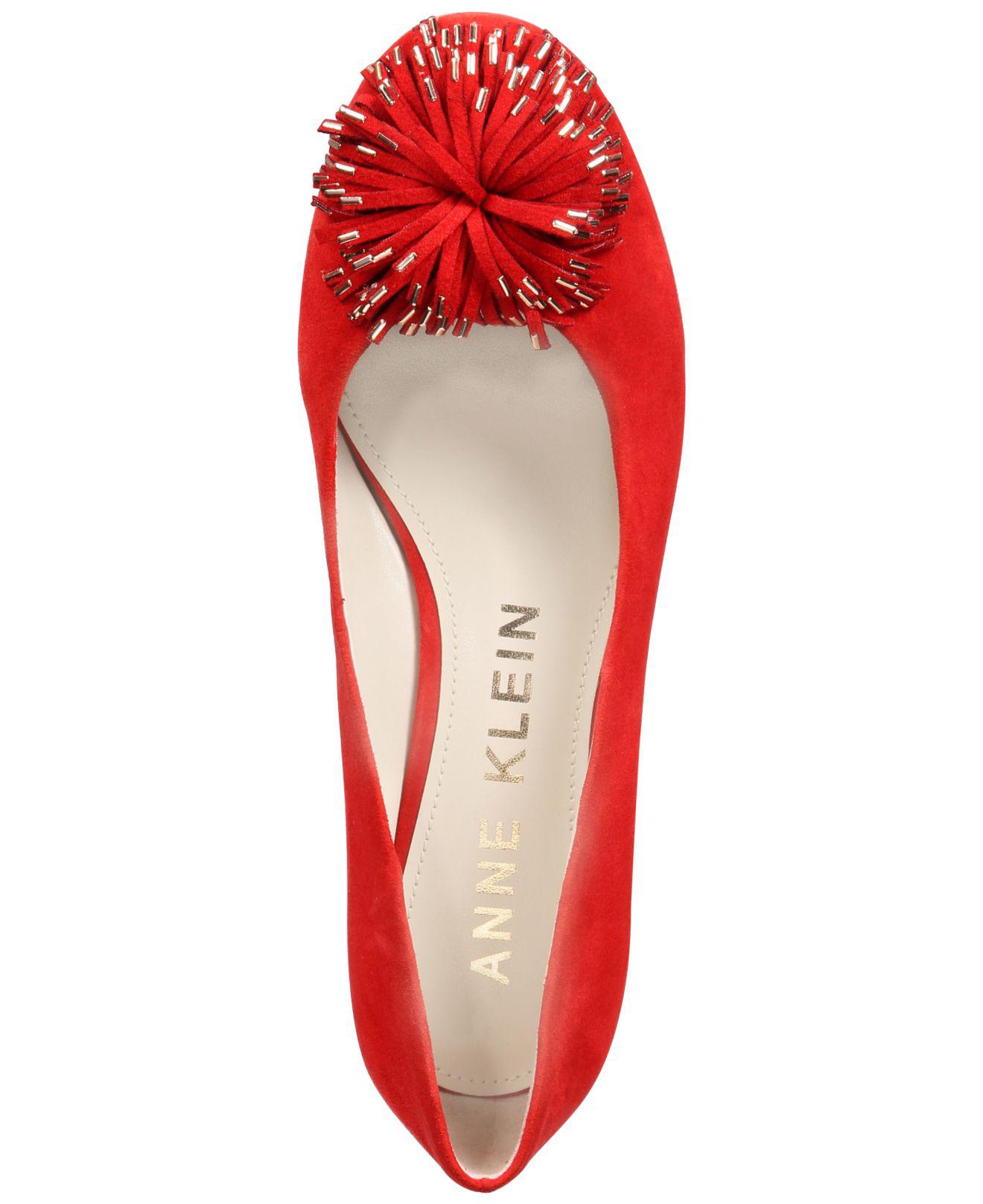 anne klein red heels