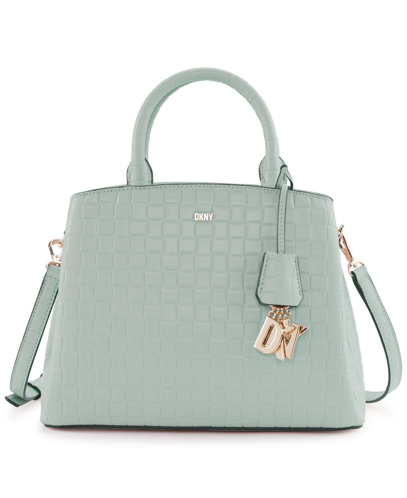 DKNY Paige Medium Satchel Bag in Gray Lyst