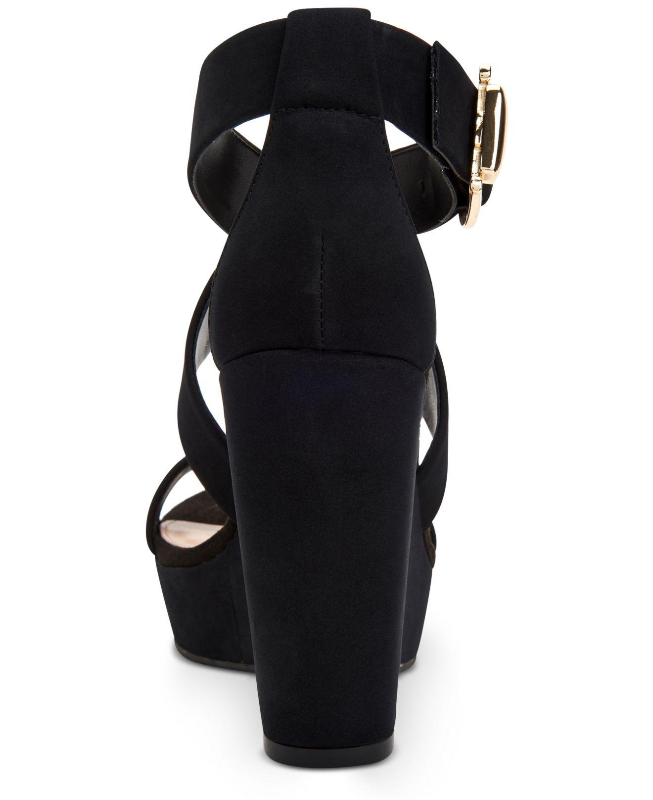 bcbgeneration jae platform wedge sandals