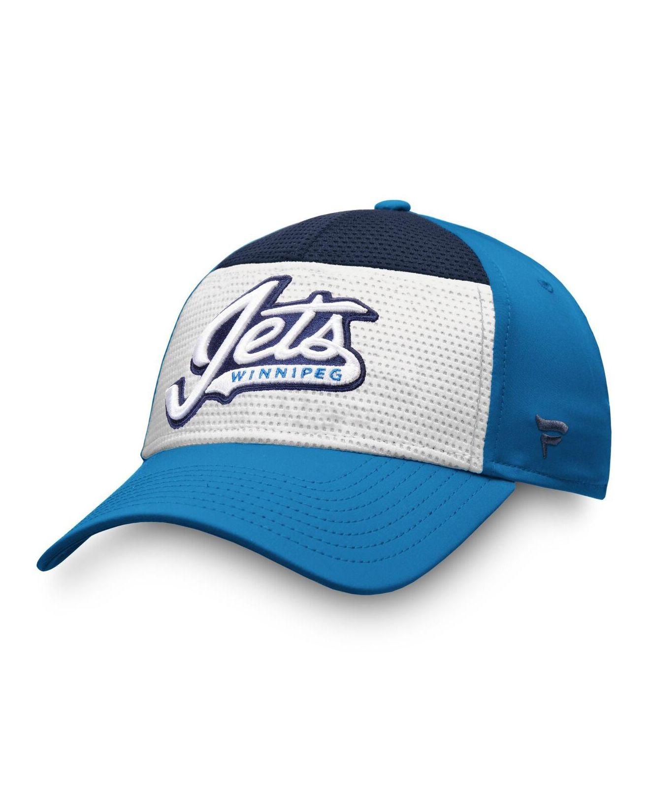FANATICS Men's Fanatics Branded Navy/Red Winnipeg Jets Authentic Pro  Alternate Logo Snapback Hat