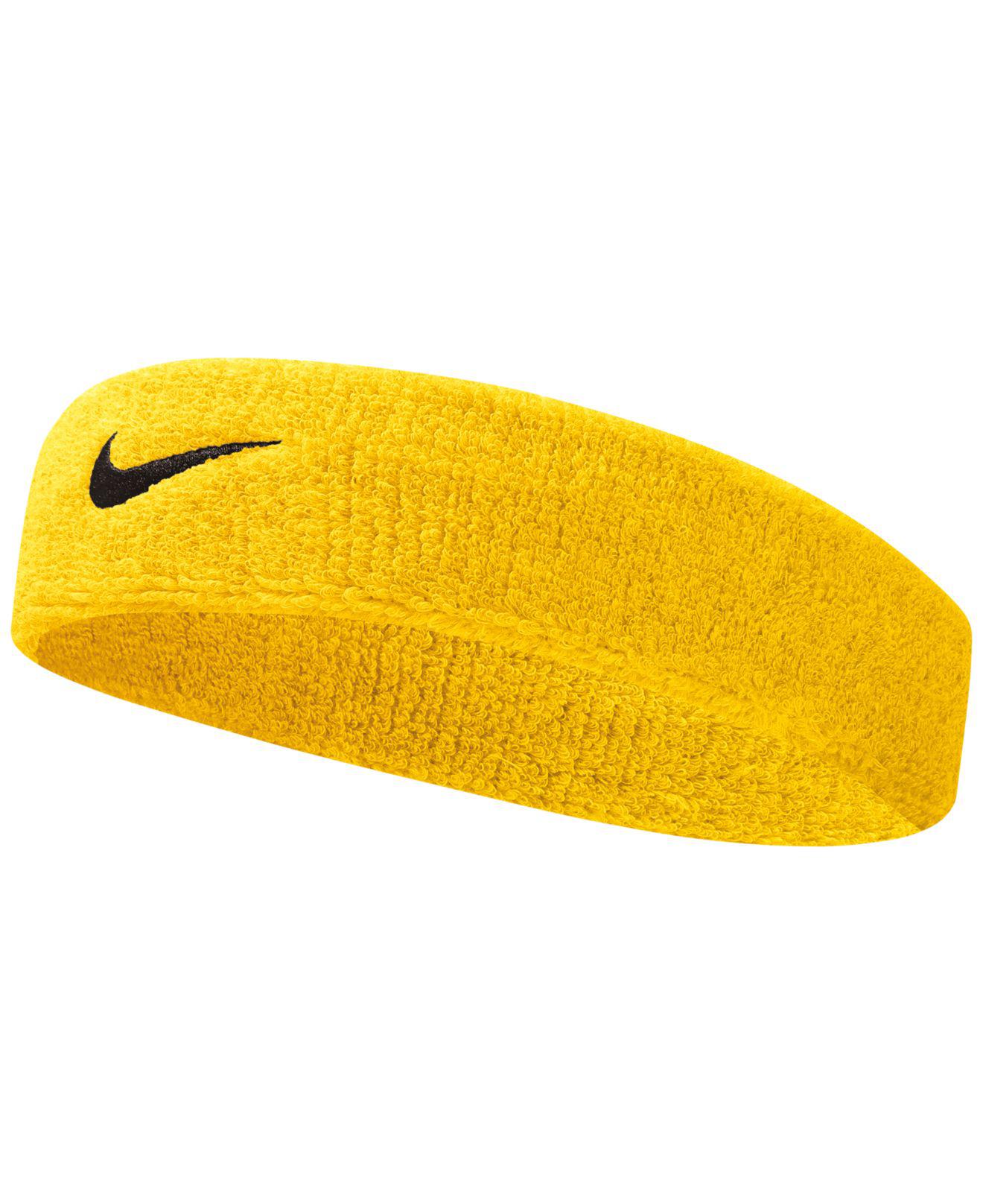 Garantie software Volg ons Nike Swoosh Headband - 2" in Yellow | Lyst