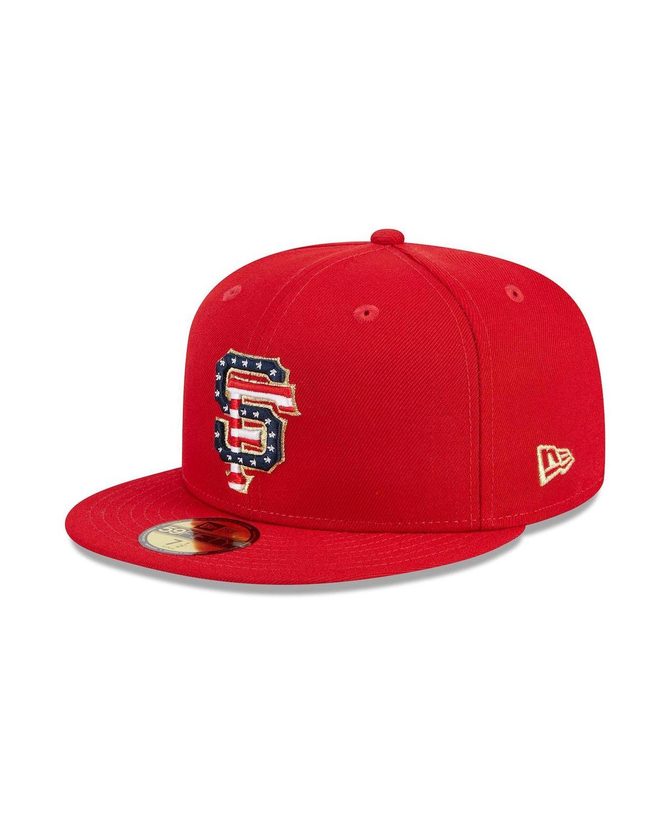 St. Louis Cardinals Red Independence Day 2022 New Era 59FIFTY Fitted Hat