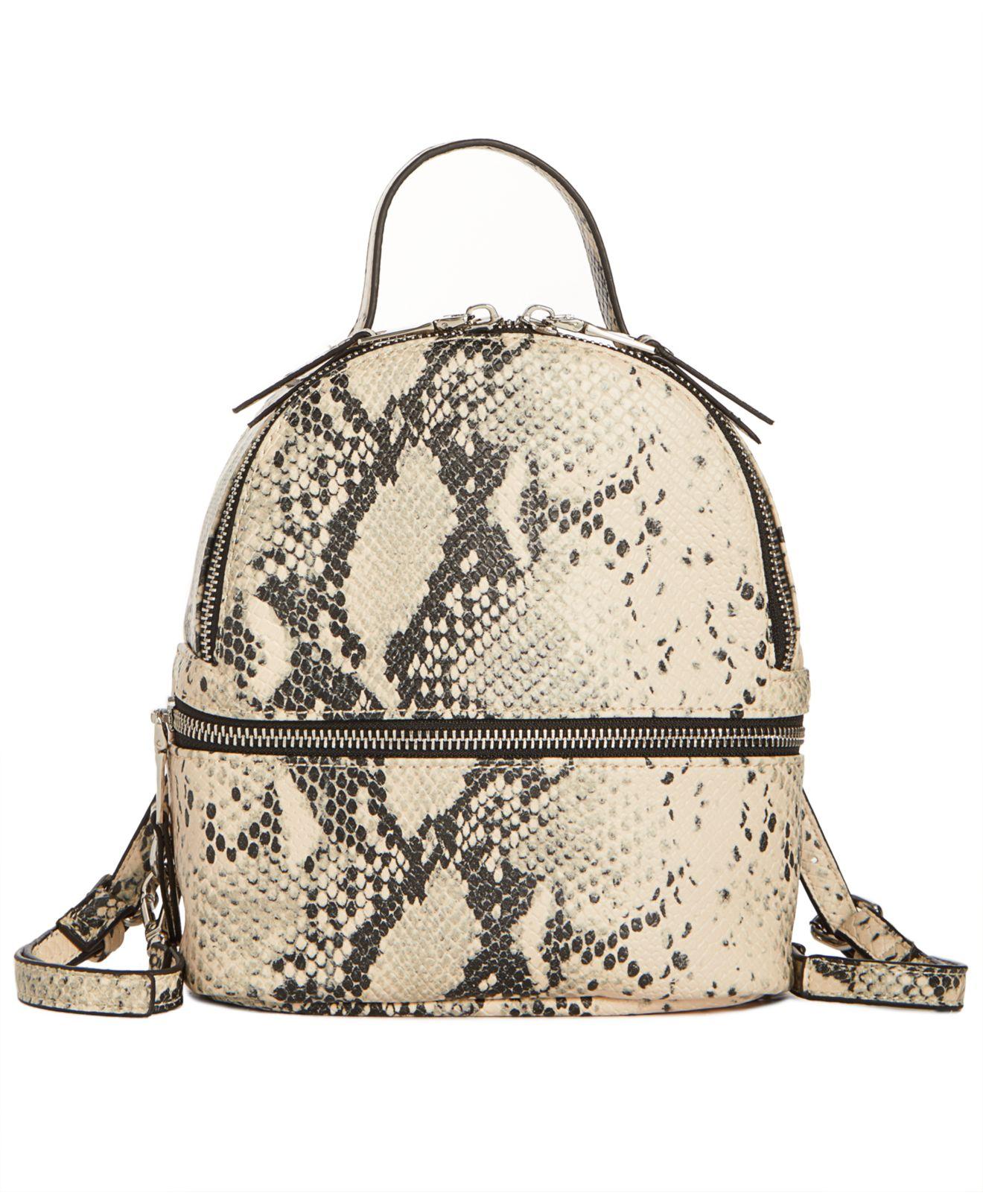 steve madden silver backpack