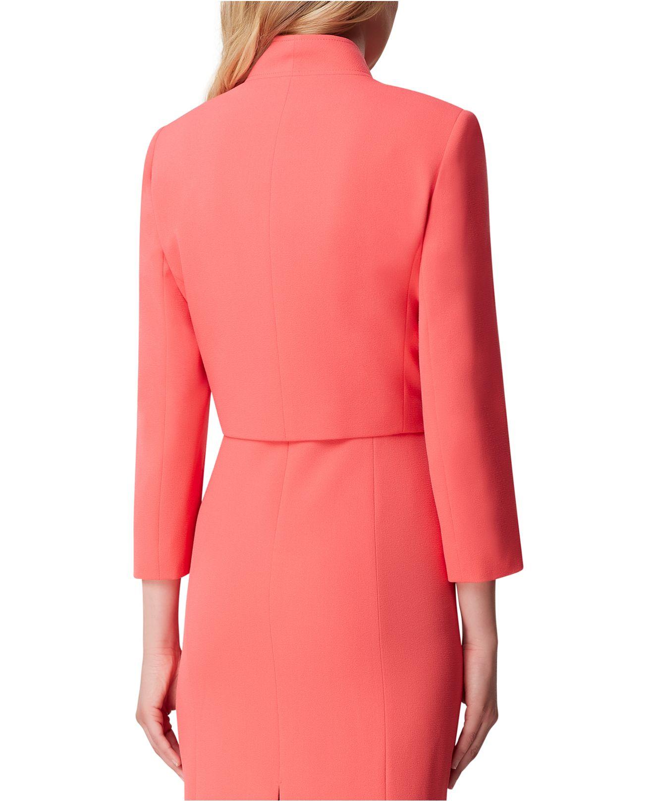 sheath dress & cropped jacket tahari