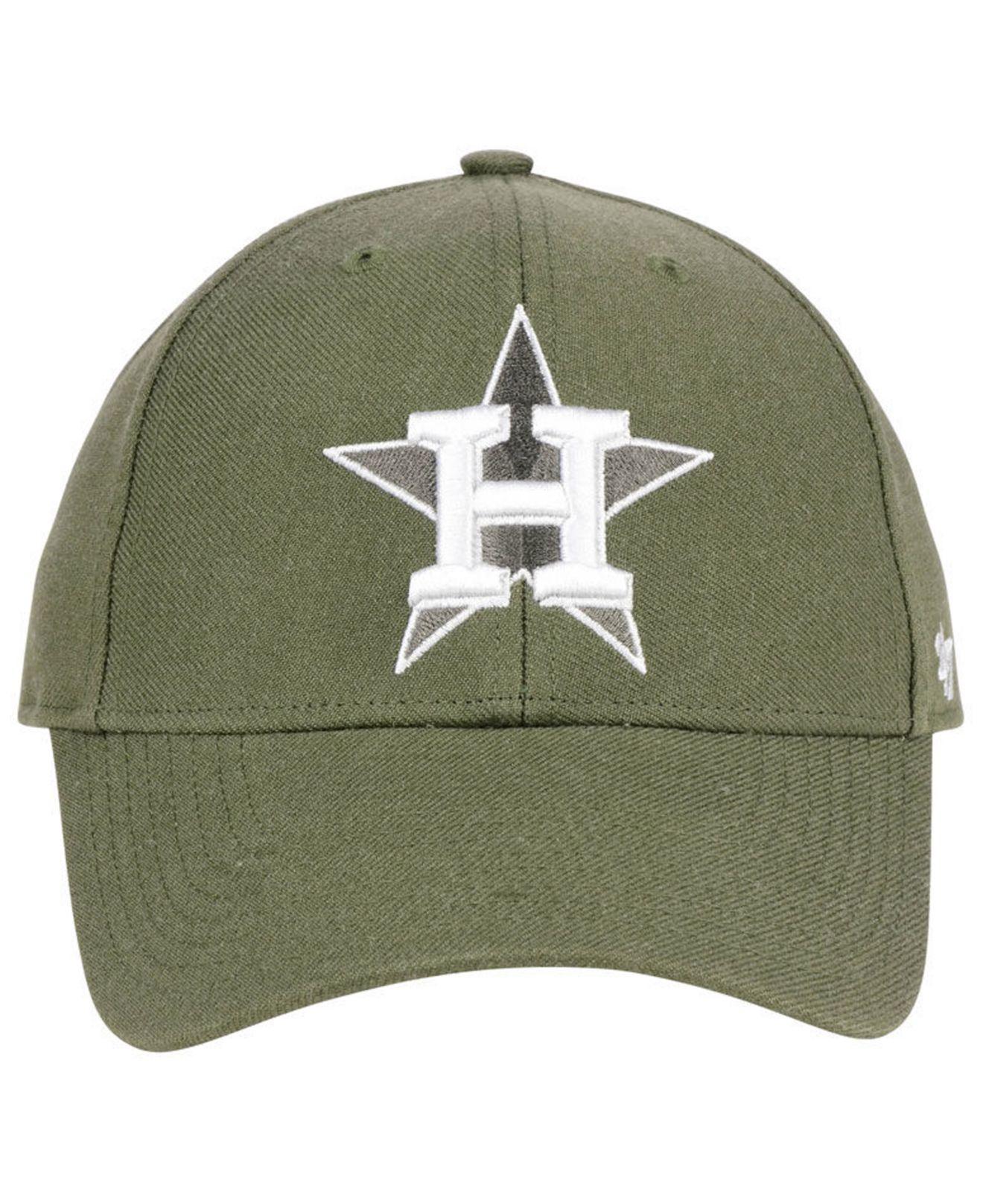 47 Brand Houston Astros Olive Mvp Cap in Green for Men