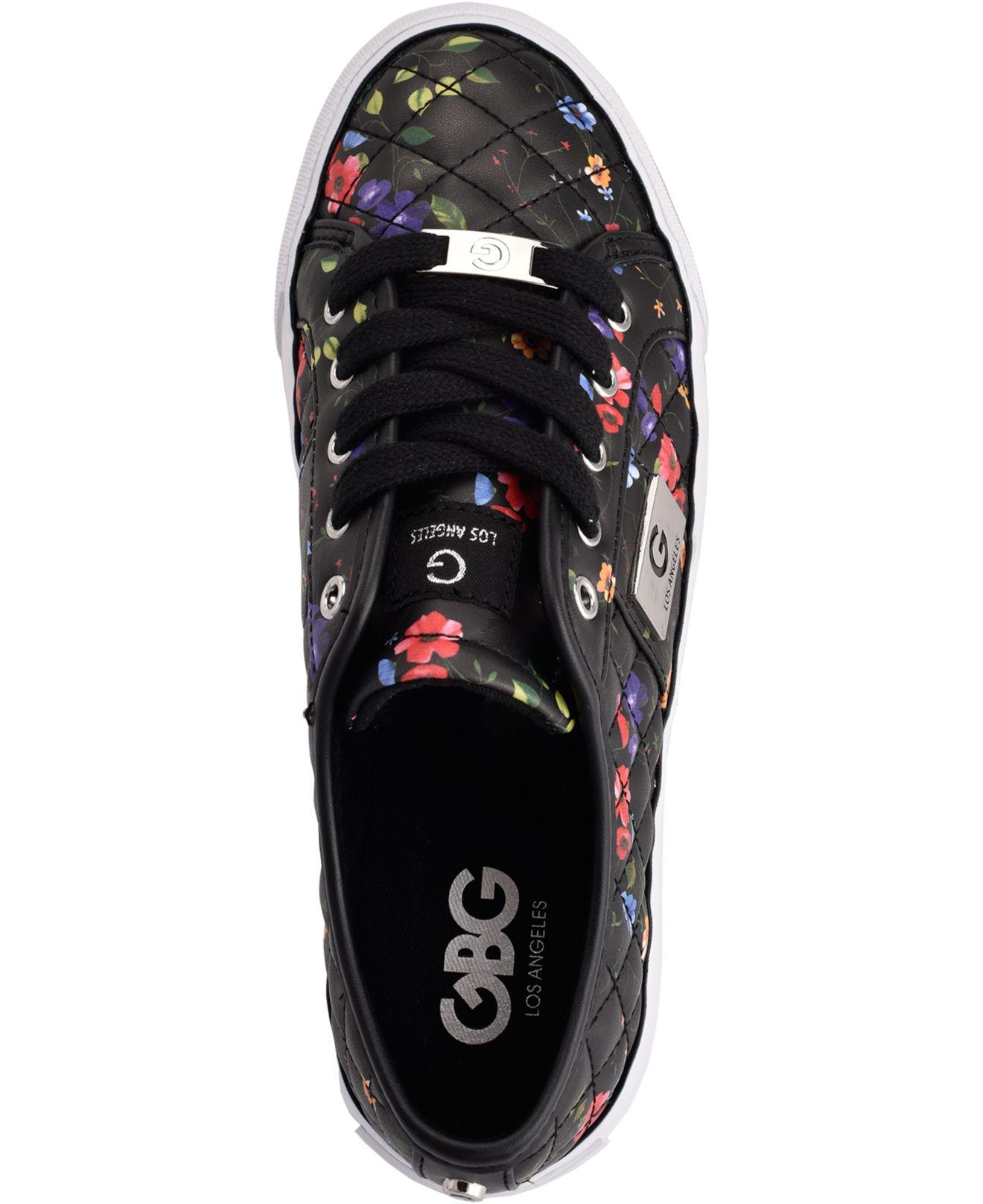 guess floral sneakers