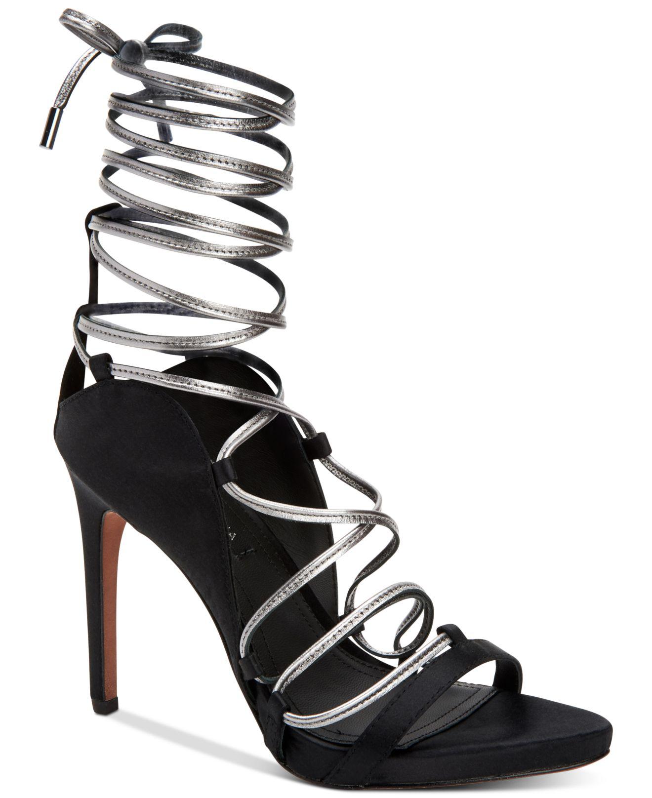 bcbg strappy heels