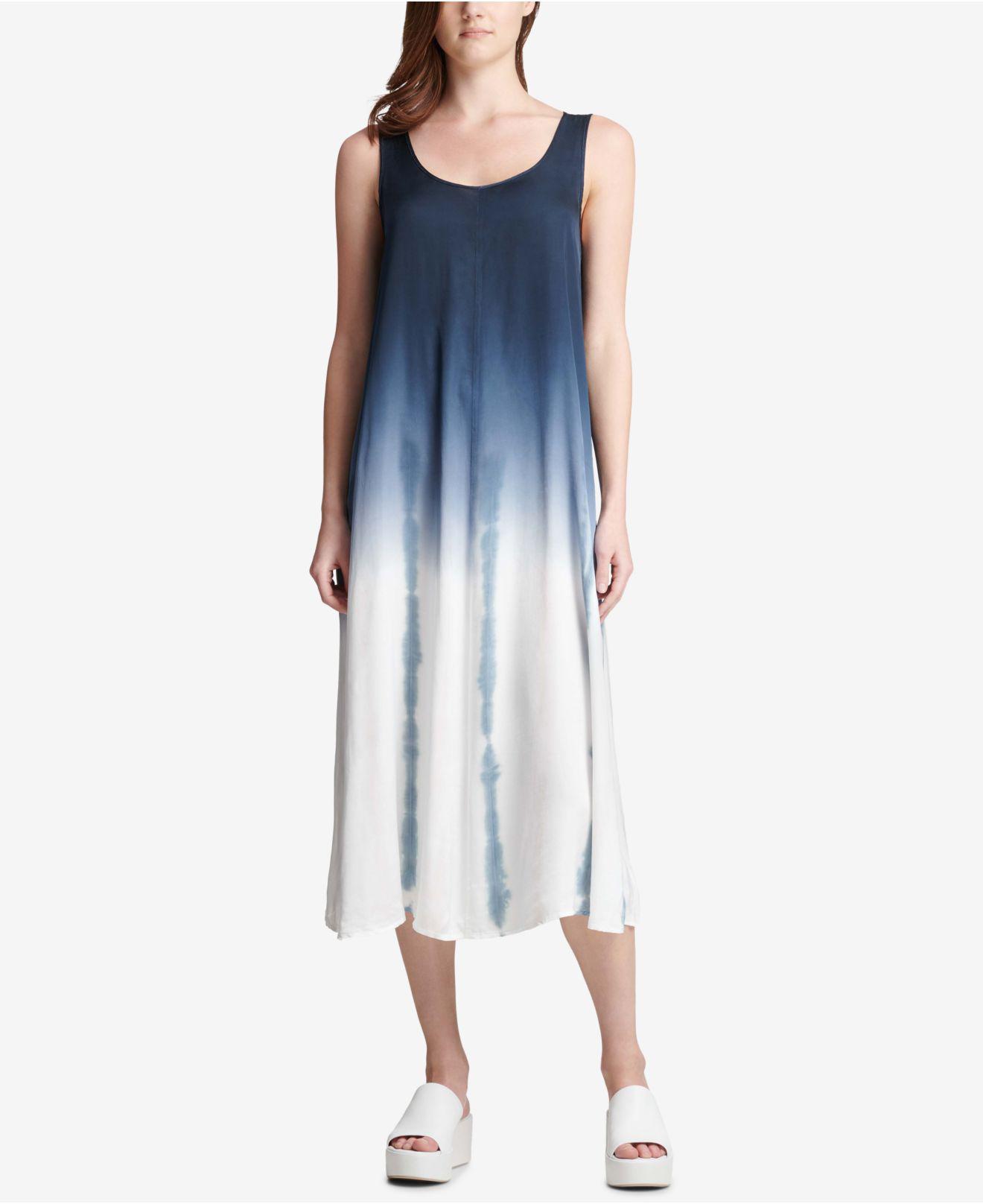 ombre midi dress