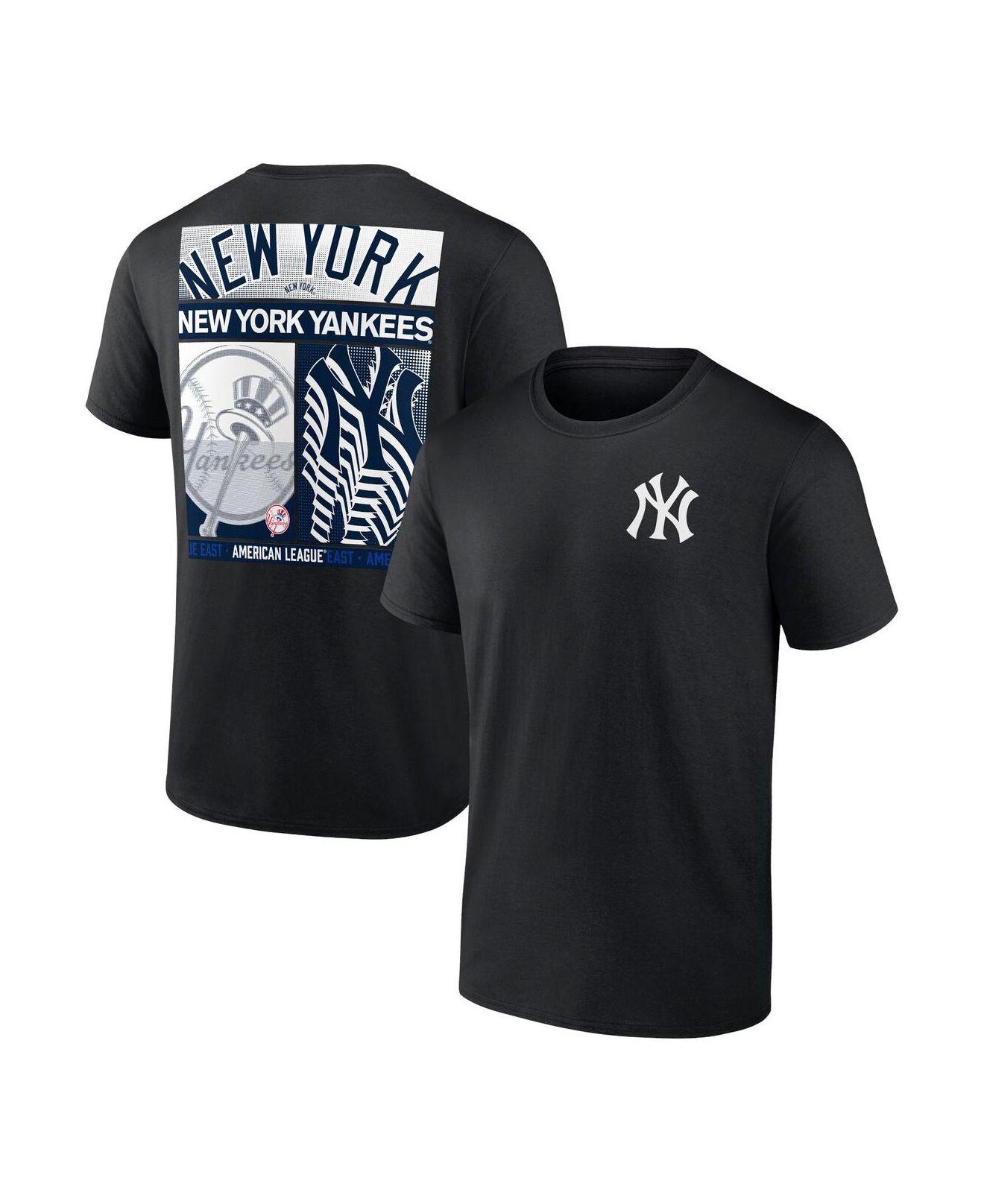 Profile Black New York Yankees Big And Tall Two-sided T-shirt