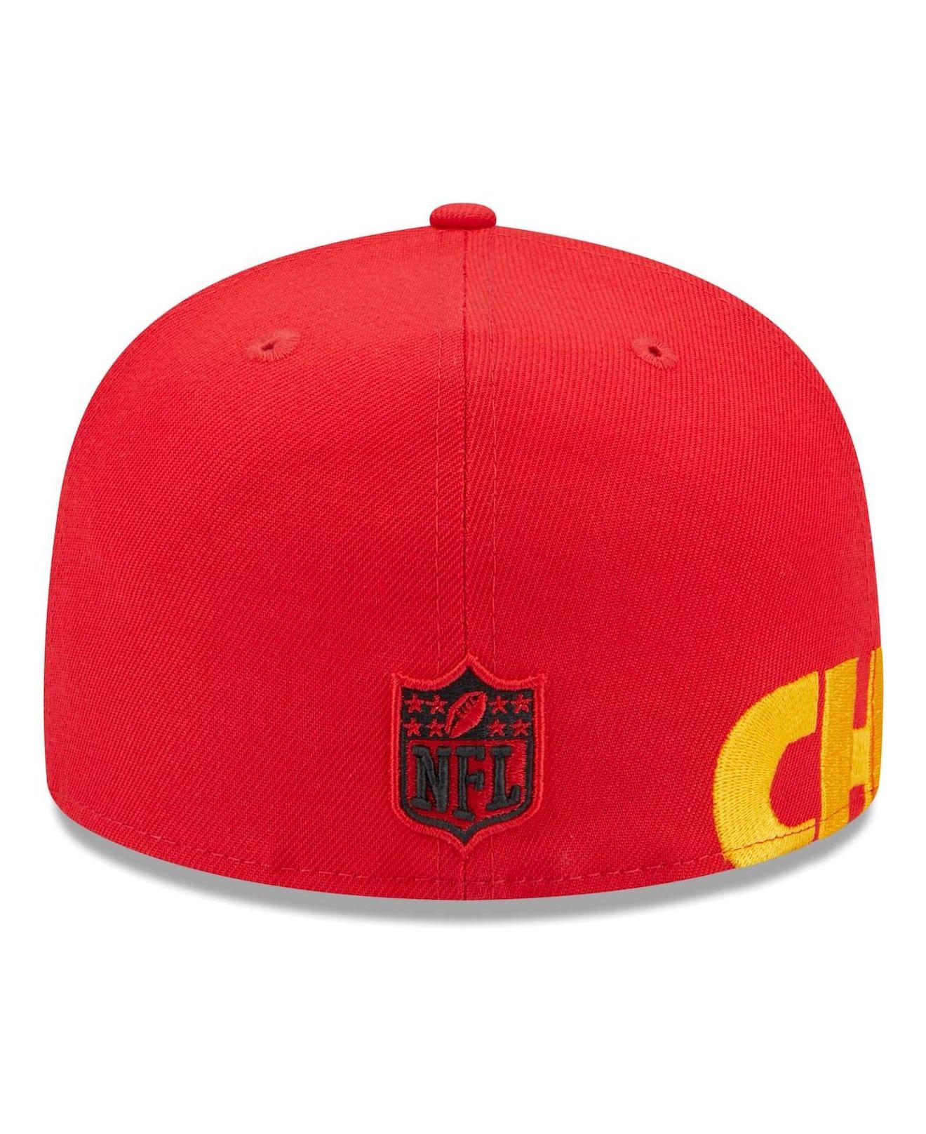 New Era Red Cincinnati Reds Sidesplit 59FIFTY Fitted Hat