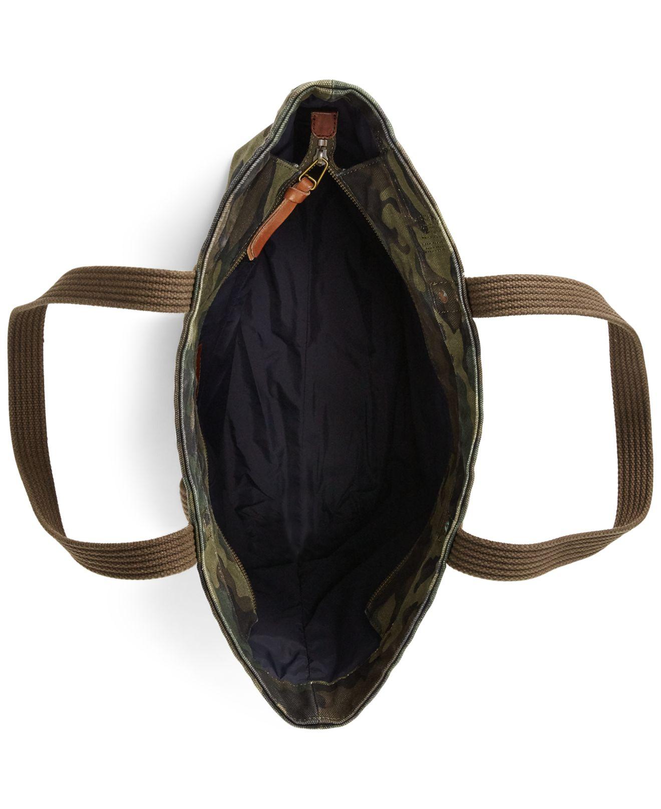 Polo Ralph Lauren Canvas Camo Tote Bag for Men Lyst