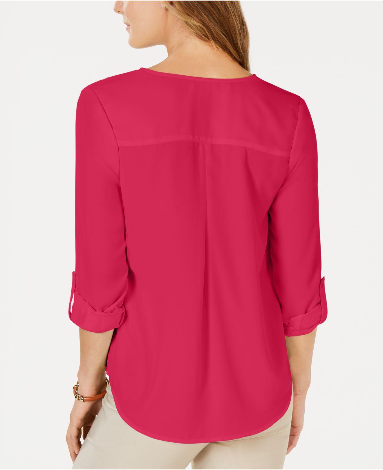 pink blouse macys