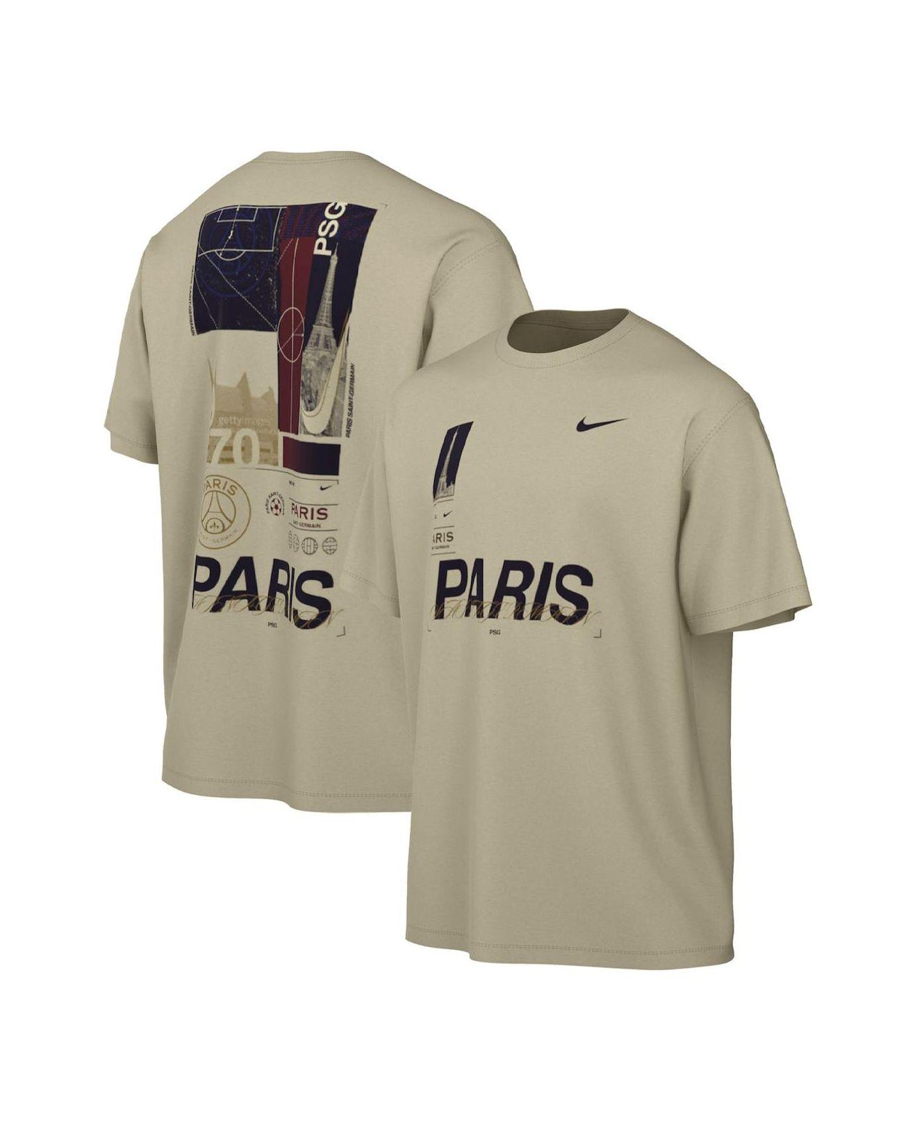 Nike Cream Paris Saint-germain Original Max90 T-shirt in Gray for Men | Lyst