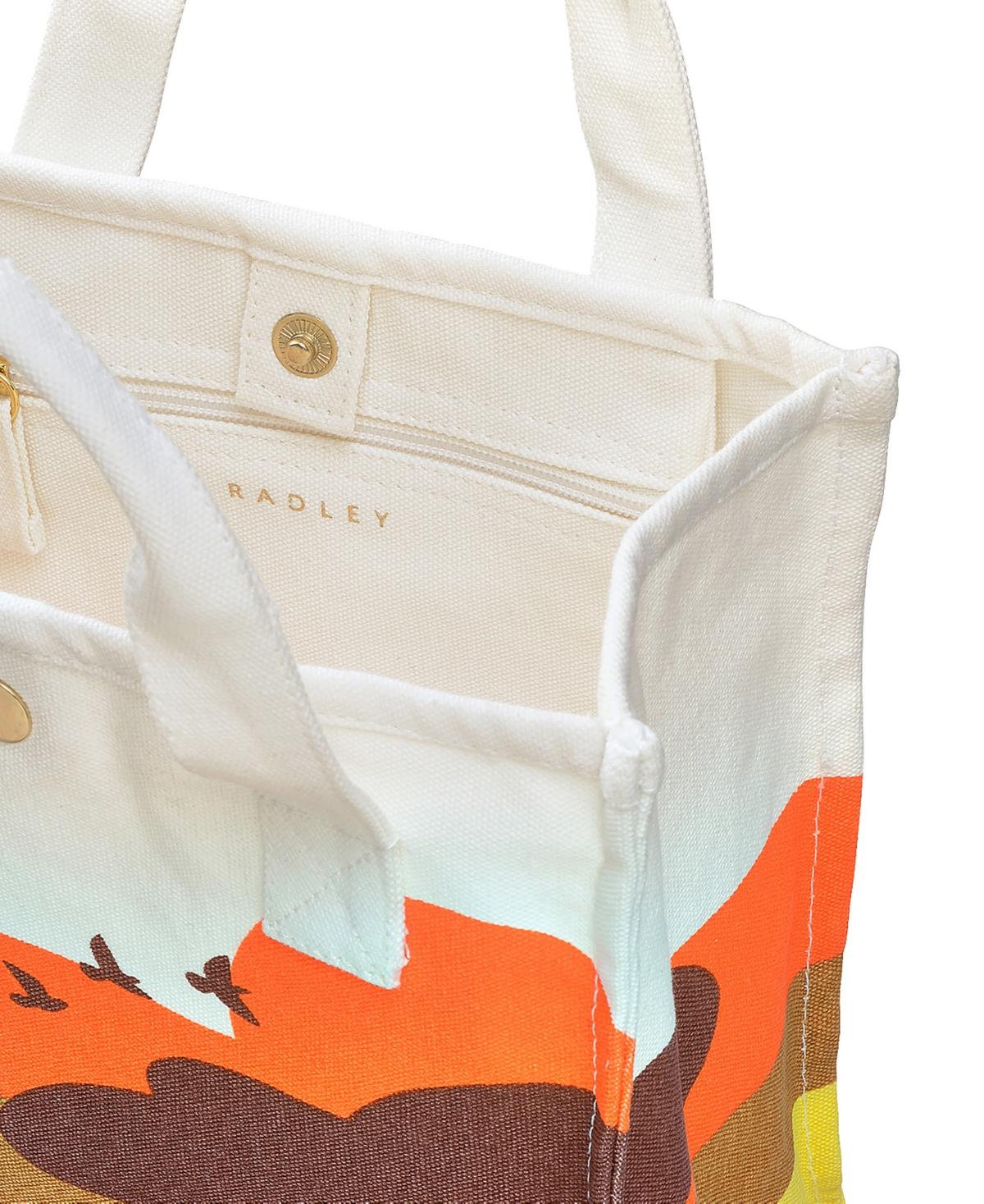 RADLEY On Safari 小型オープントップグラブ Radley On Safari Small Open Top Tote Bag in White | Lyst
