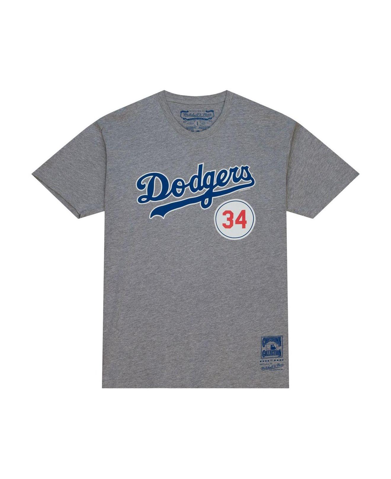 Men's Stitches White Los Angeles Dodgers Cooperstown Collection