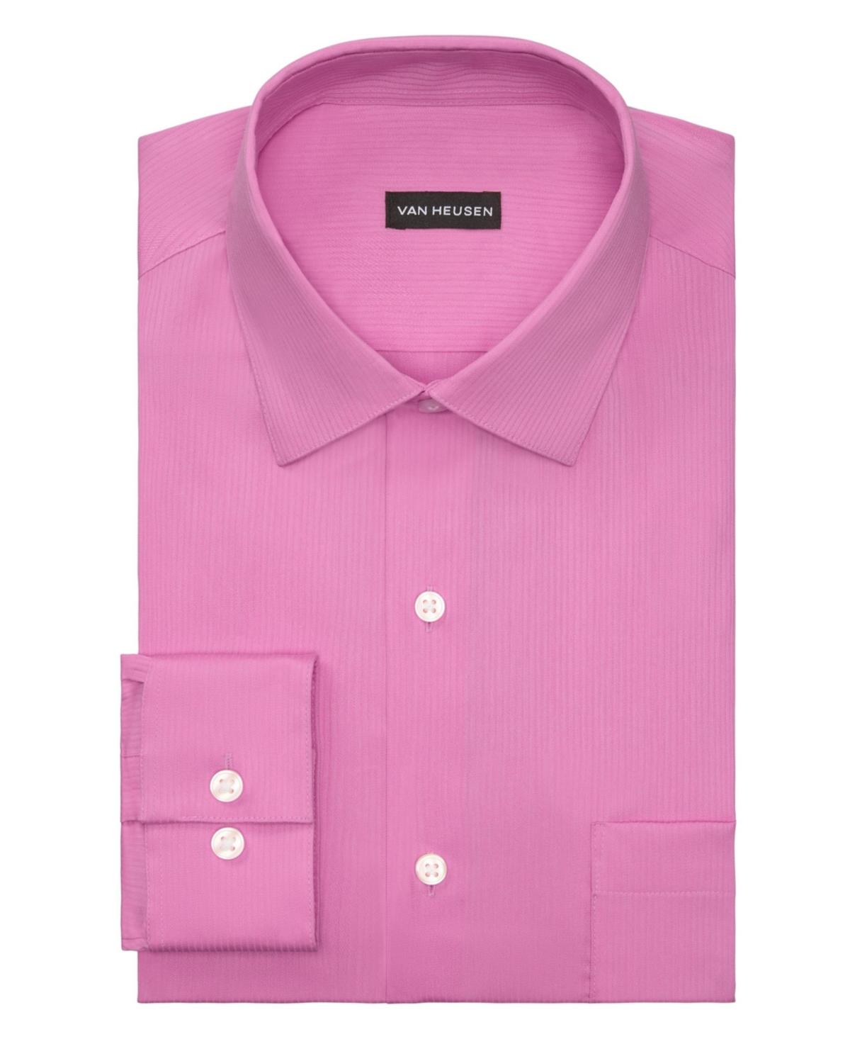 plus size curvy fit dress pants Van Heusen Mens Regular Fit Flex Collar Dress Shirt , Size Large – Vanessa  Jane main image 1