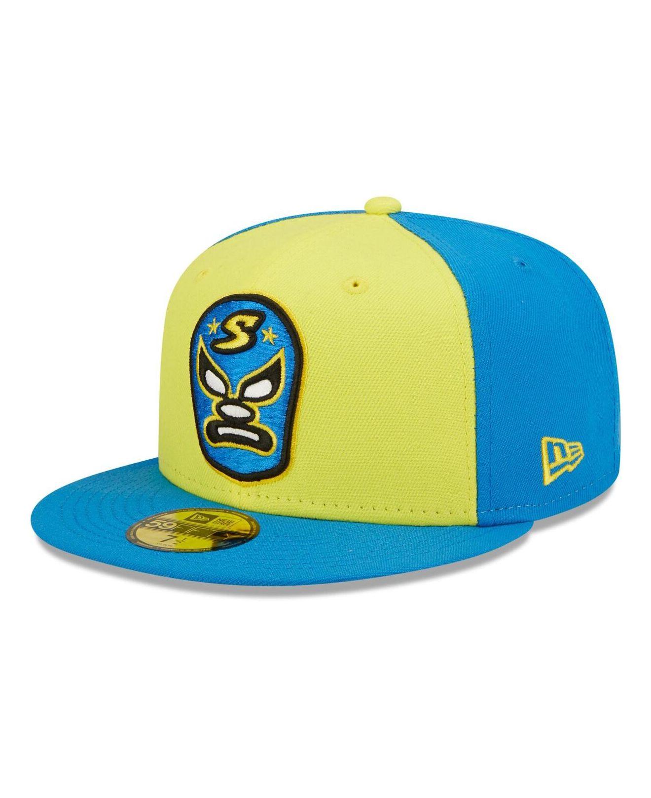 El Paso Chihuahuas COPA White-Yellow-Blue Fitted Hat