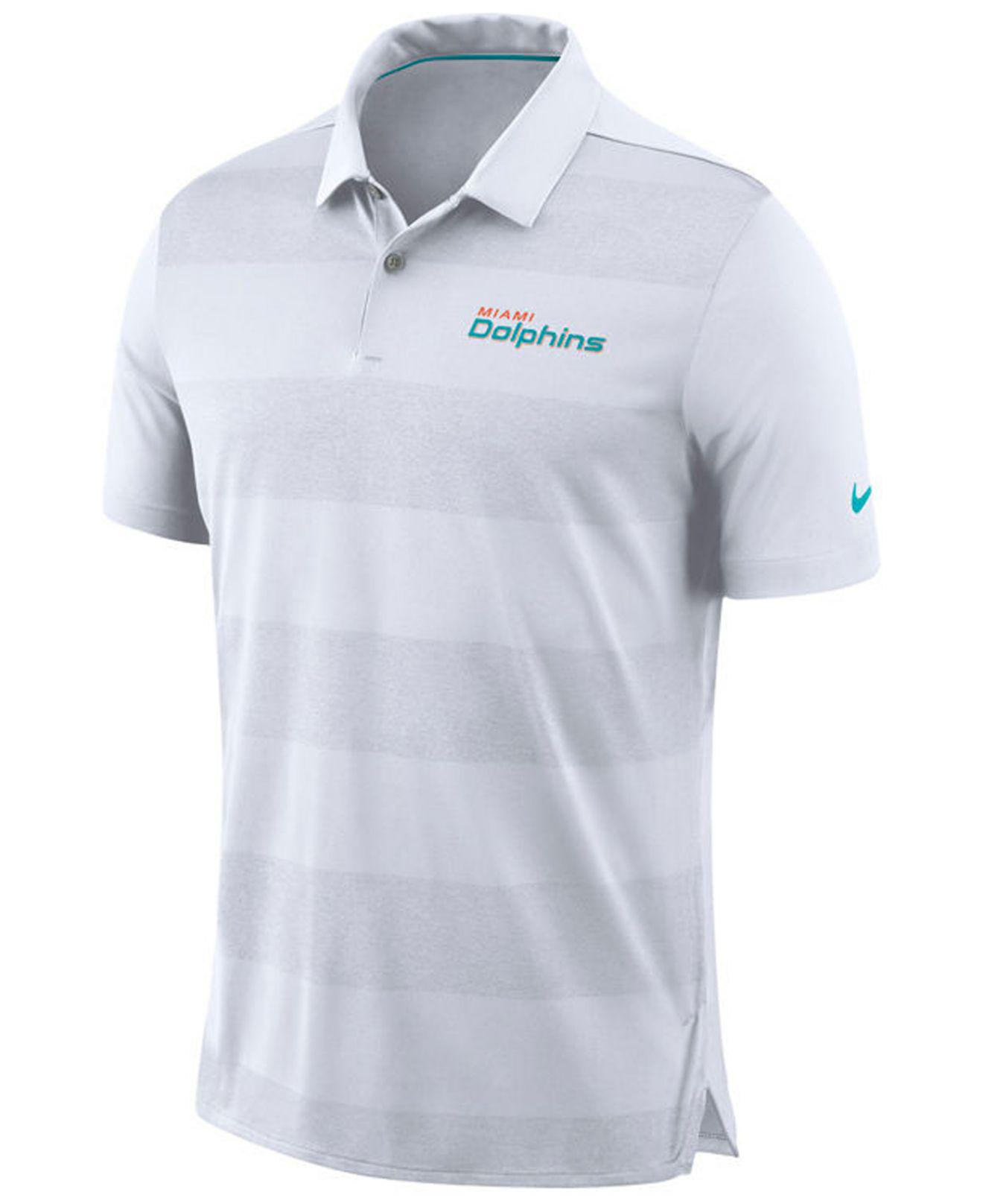 miami dolphins collared shirt