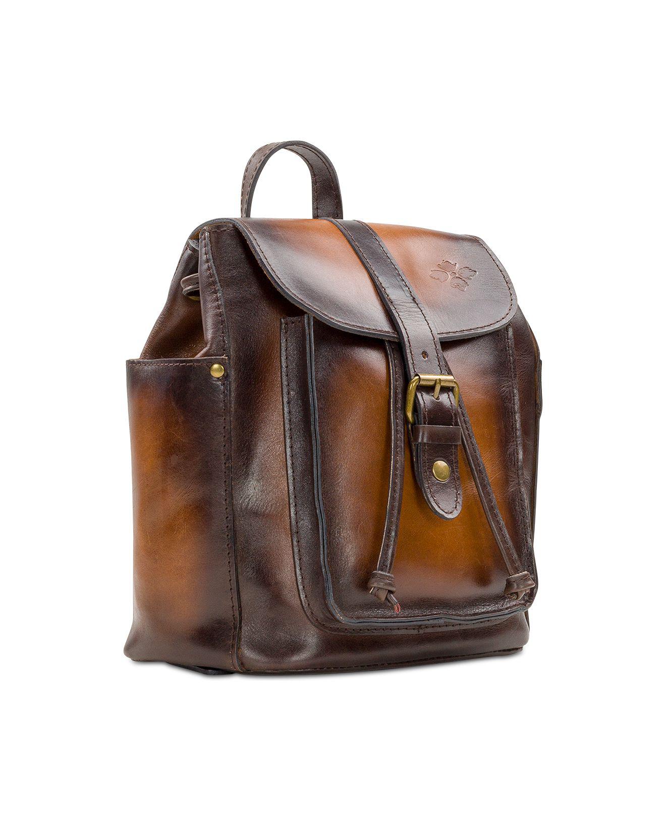 patricia nash aberdeen stained leather backpack