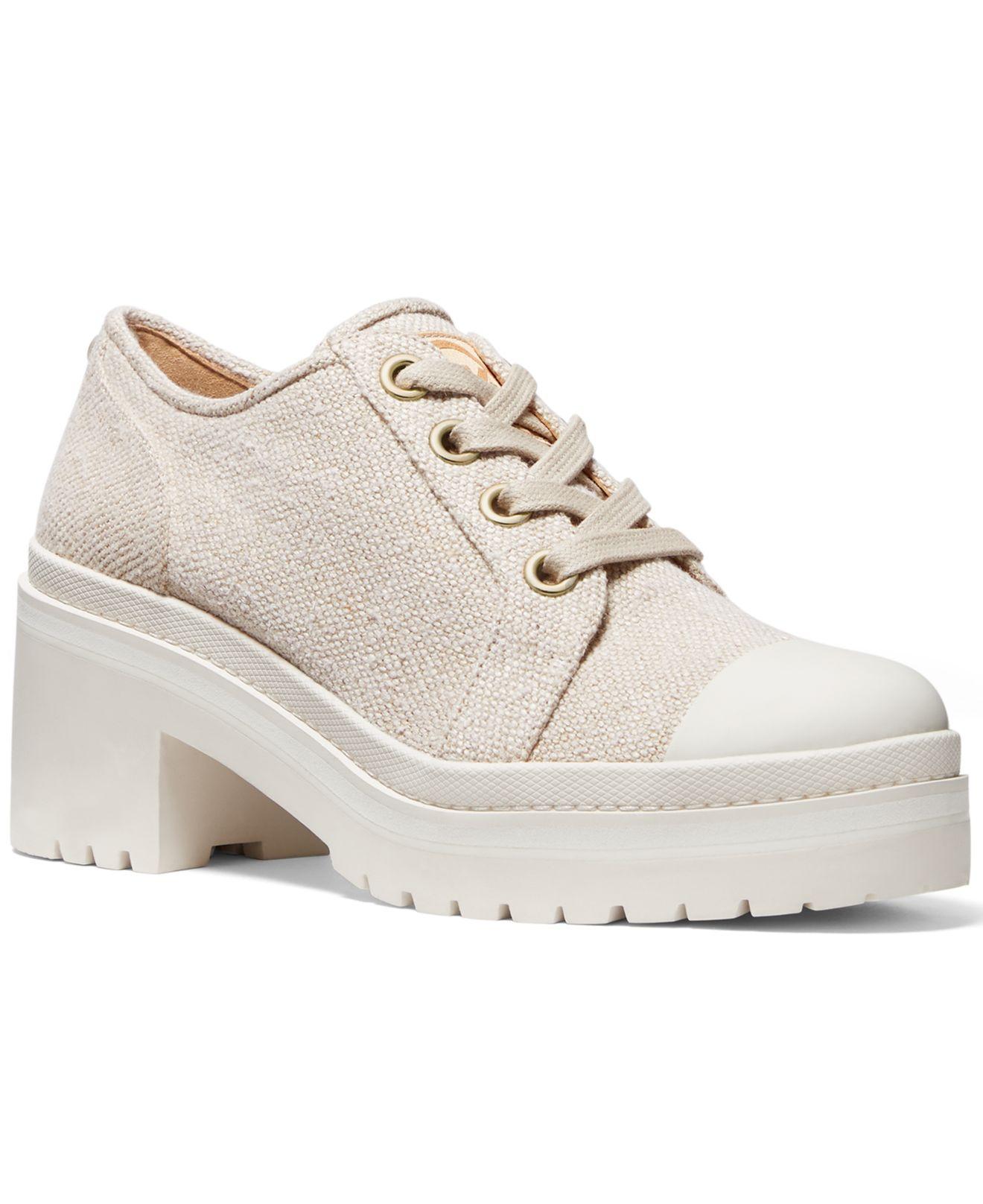 Michael Kors Michael Corey Lace-up Shoes in White | Lyst Canada