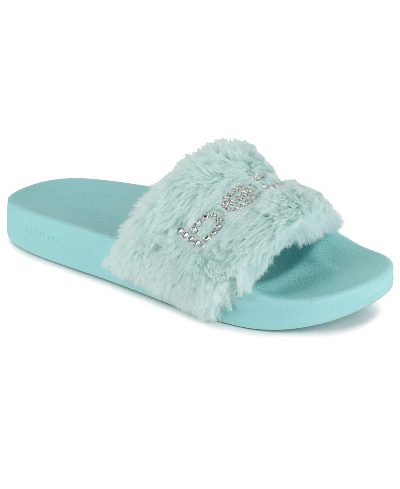 bebe fluffy slides