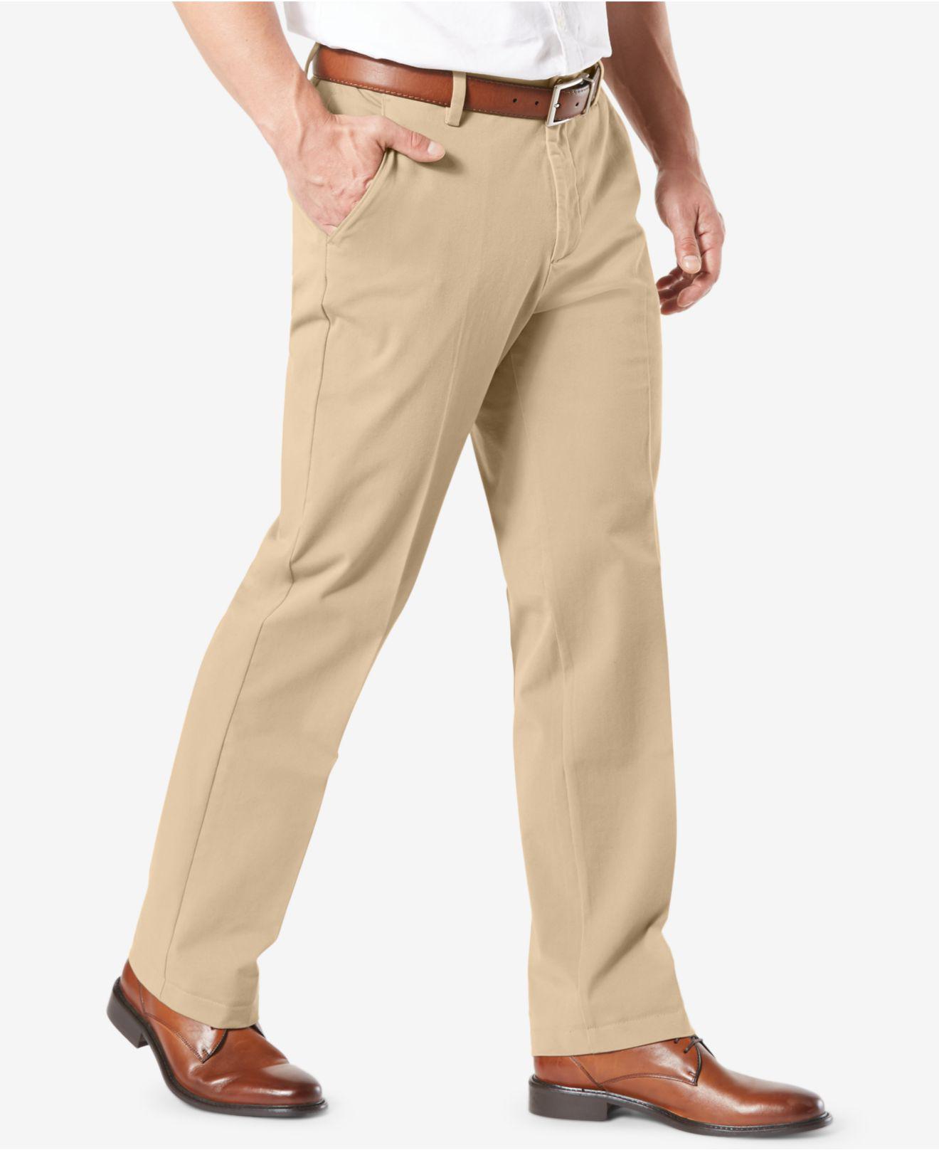 stretch khakis