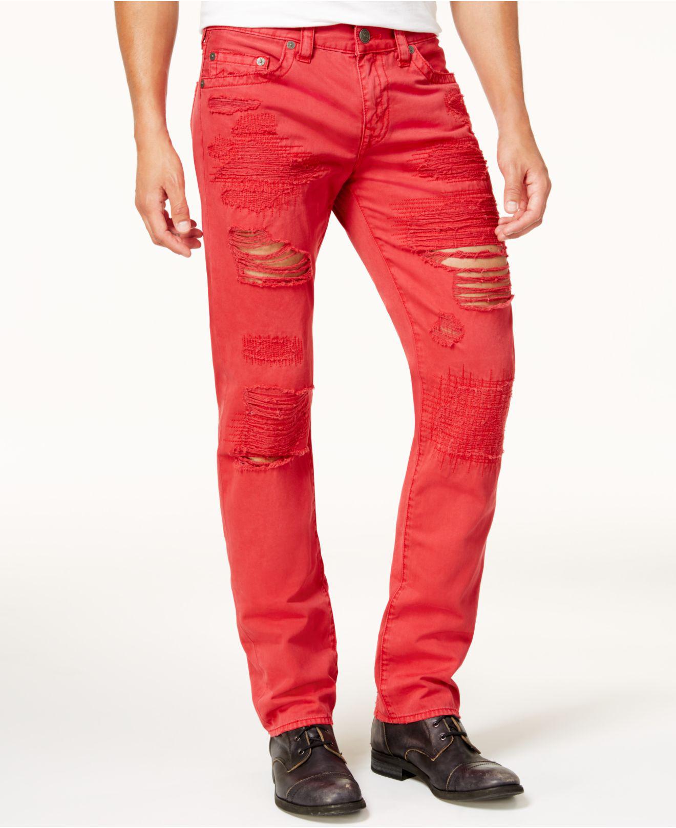 true religion ripped jeans