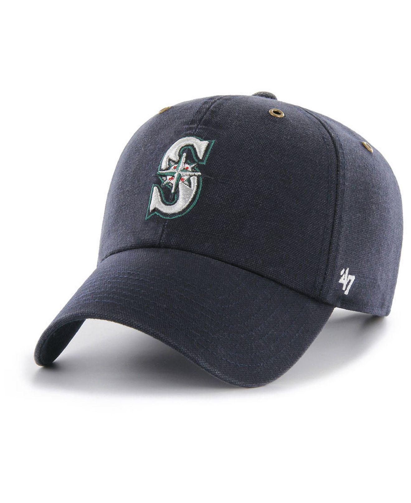 47 Brand Seattle Mariners Carhartt Clean Up Cap in Blue for Men